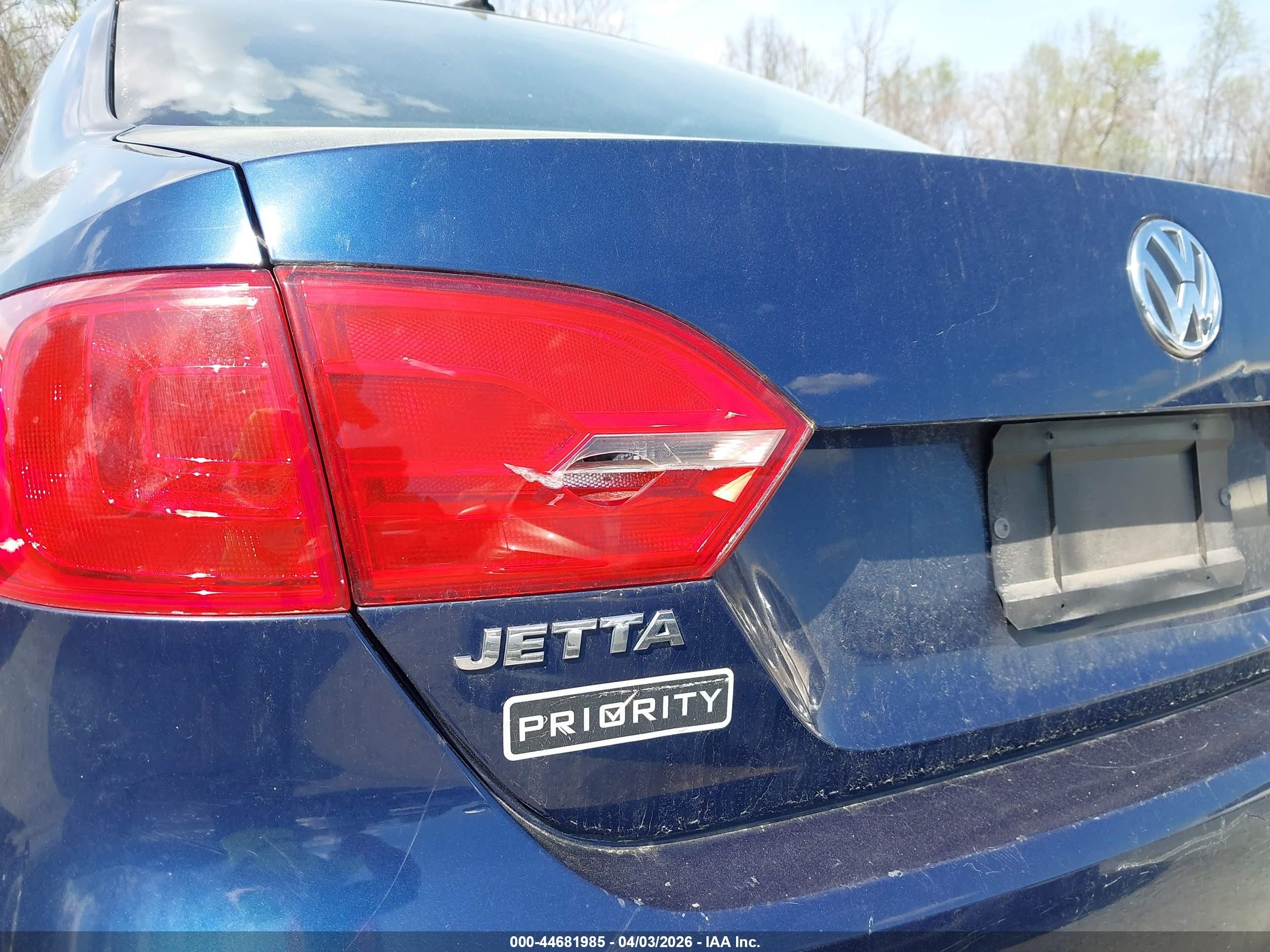 2012 Volkswagen Jetta 2.5l Se Синий vin: 3VWDX7AJ1CM452129