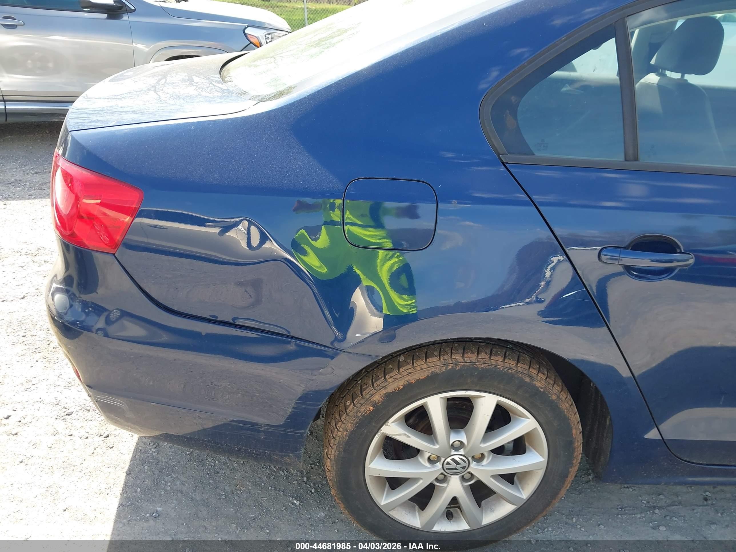 2012 Volkswagen Jetta 2.5l Se Синий vin: 3VWDX7AJ1CM452129