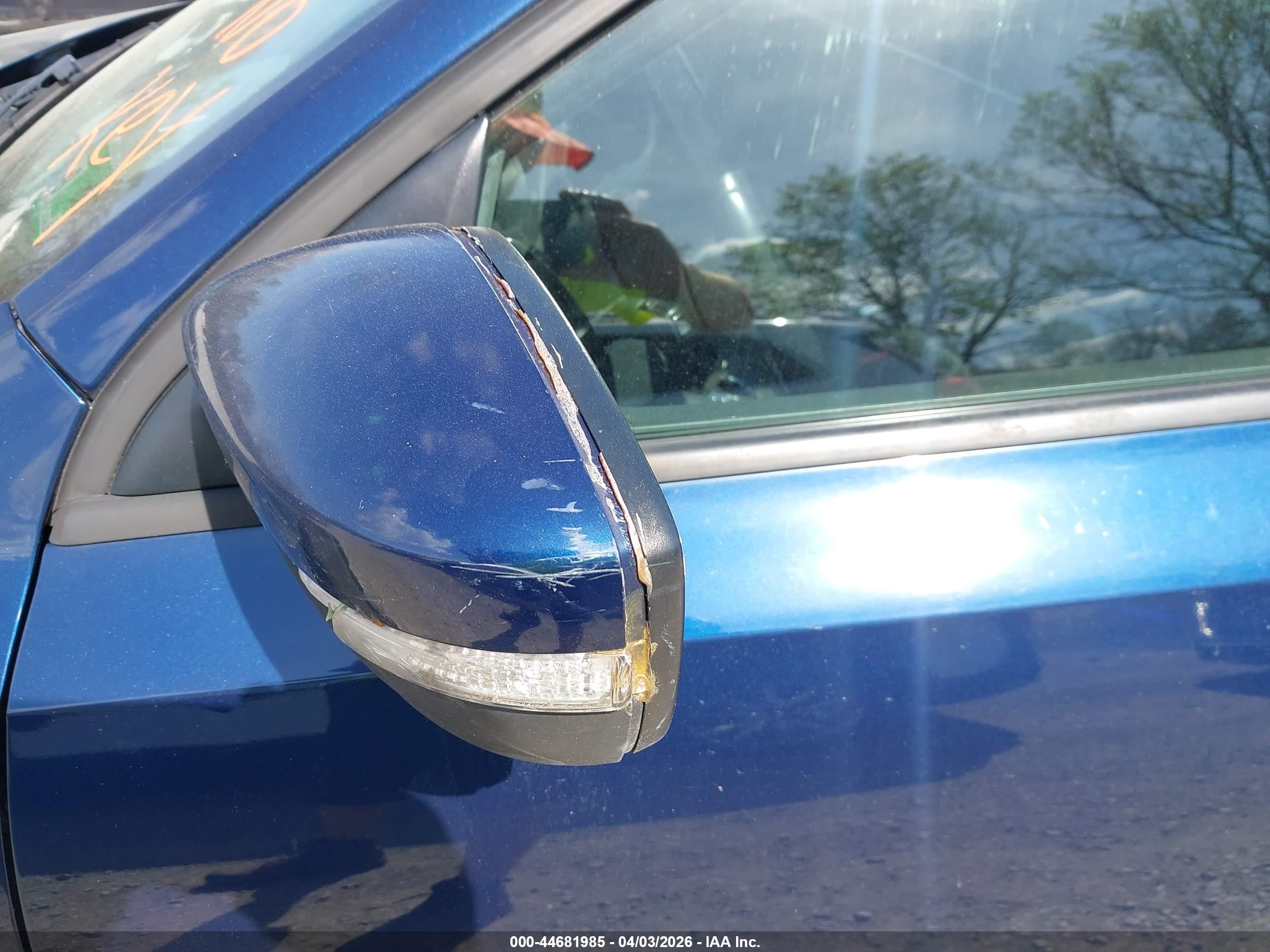 2012 Volkswagen Jetta 2.5l Se Синий vin: 3VWDX7AJ1CM452129