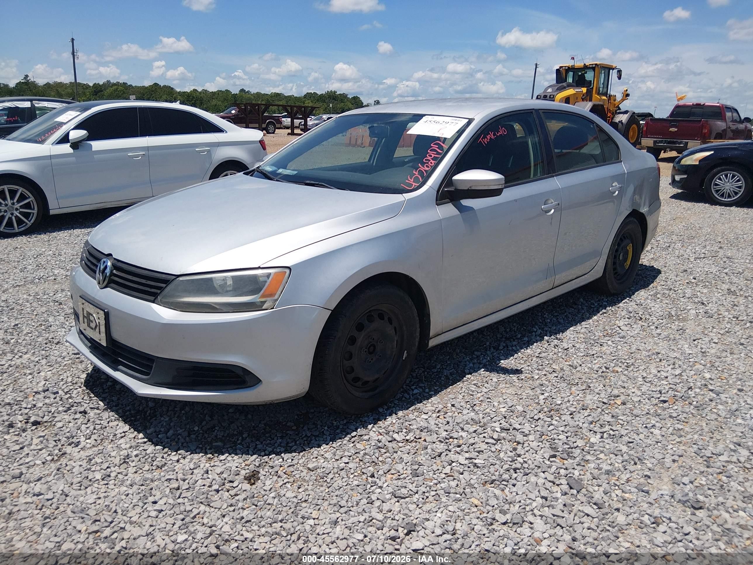 2012 Volkswagen Jetta 2.5l Se Gray vin: 3VWDX7AJ1CM455760