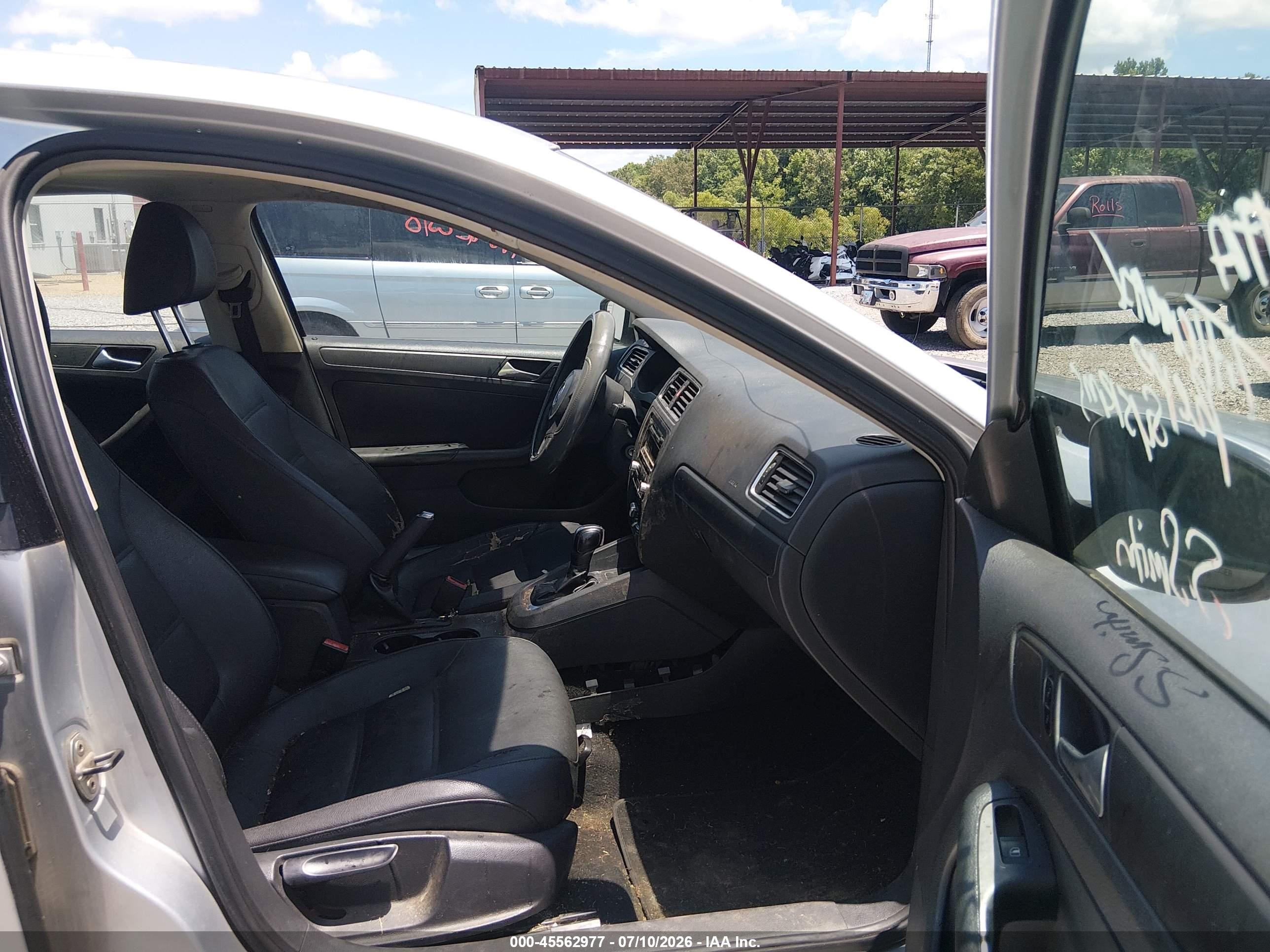 2012 Volkswagen Jetta 2.5l Se Gray vin: 3VWDX7AJ1CM455760