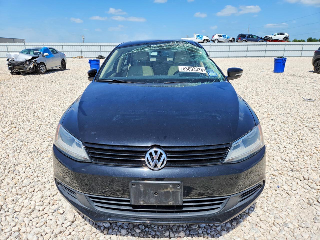 2012 Volkswagen Jetta Se Black vin: 3VWDX7AJ1CM461641