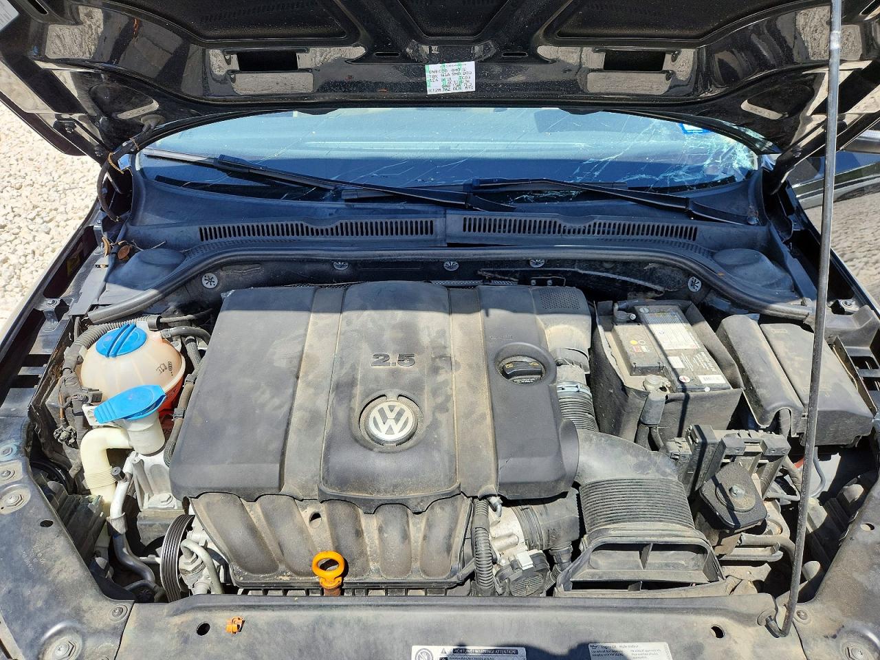 2012 Volkswagen Jetta Se Black vin: 3VWDX7AJ1CM461641