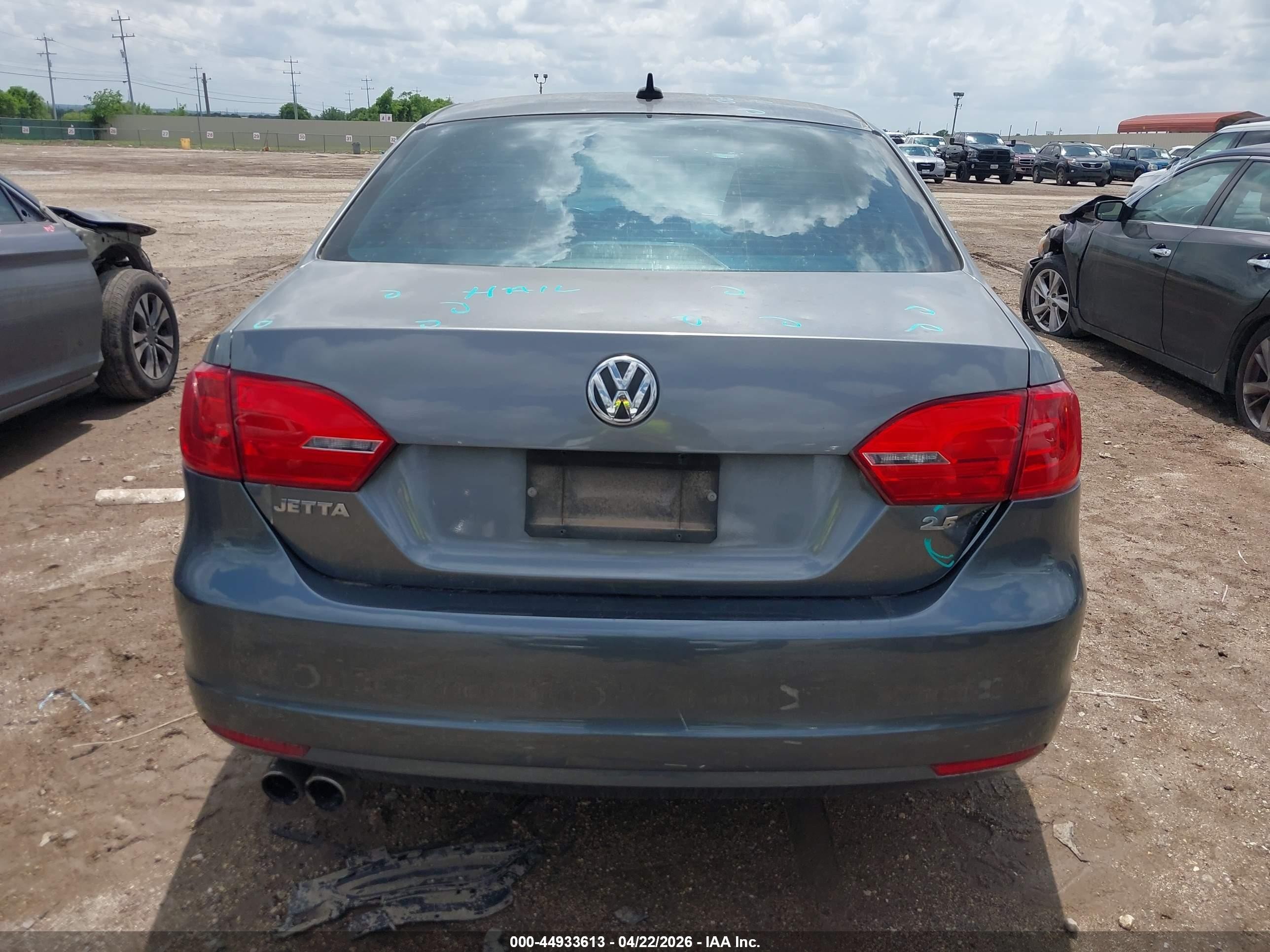2013 Volkswagen Jetta 2.5l Se Gray vin: 3VWDX7AJ1DM435980