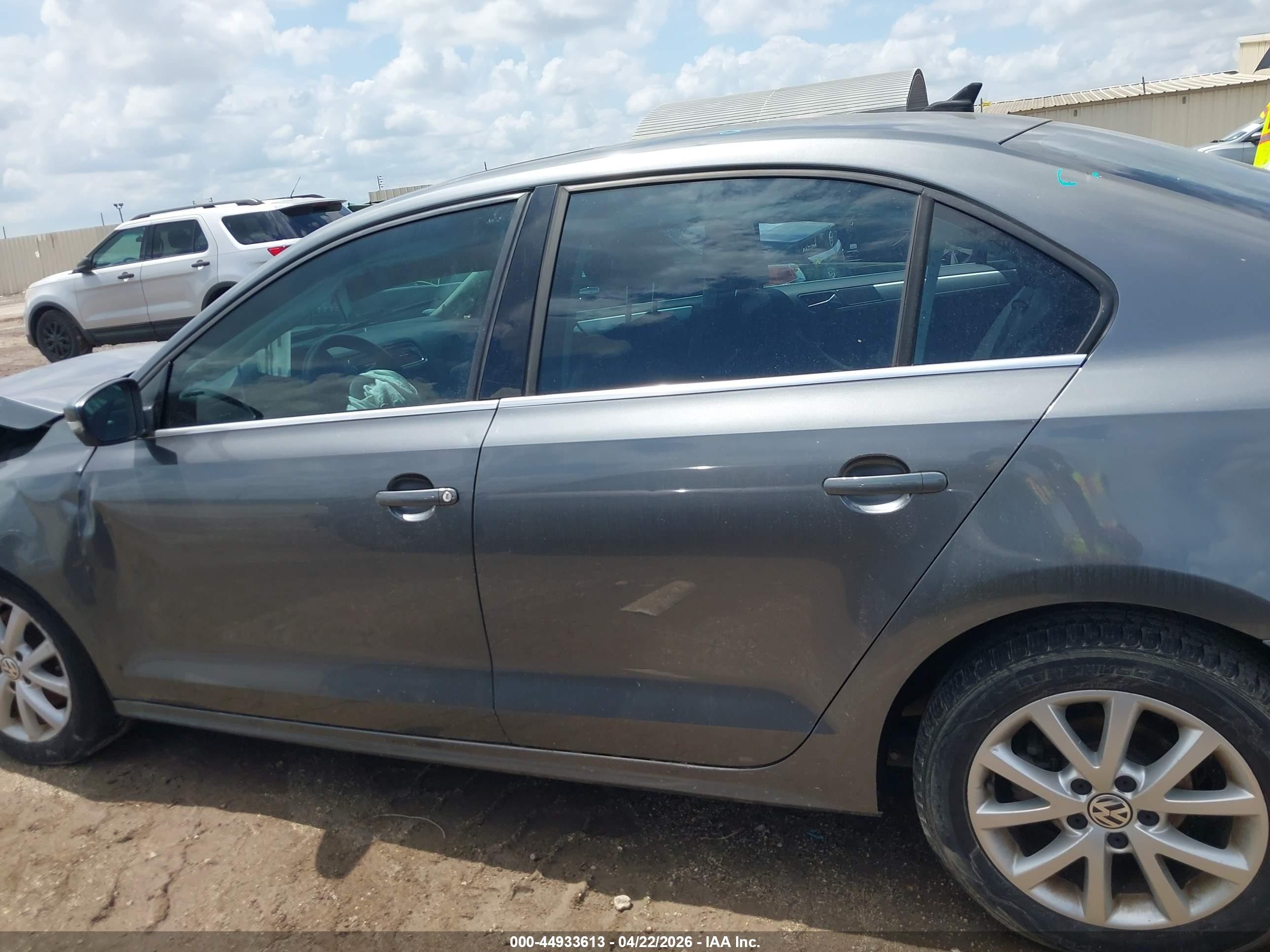 2013 Volkswagen Jetta 2.5l Se Gray vin: 3VWDX7AJ1DM435980
