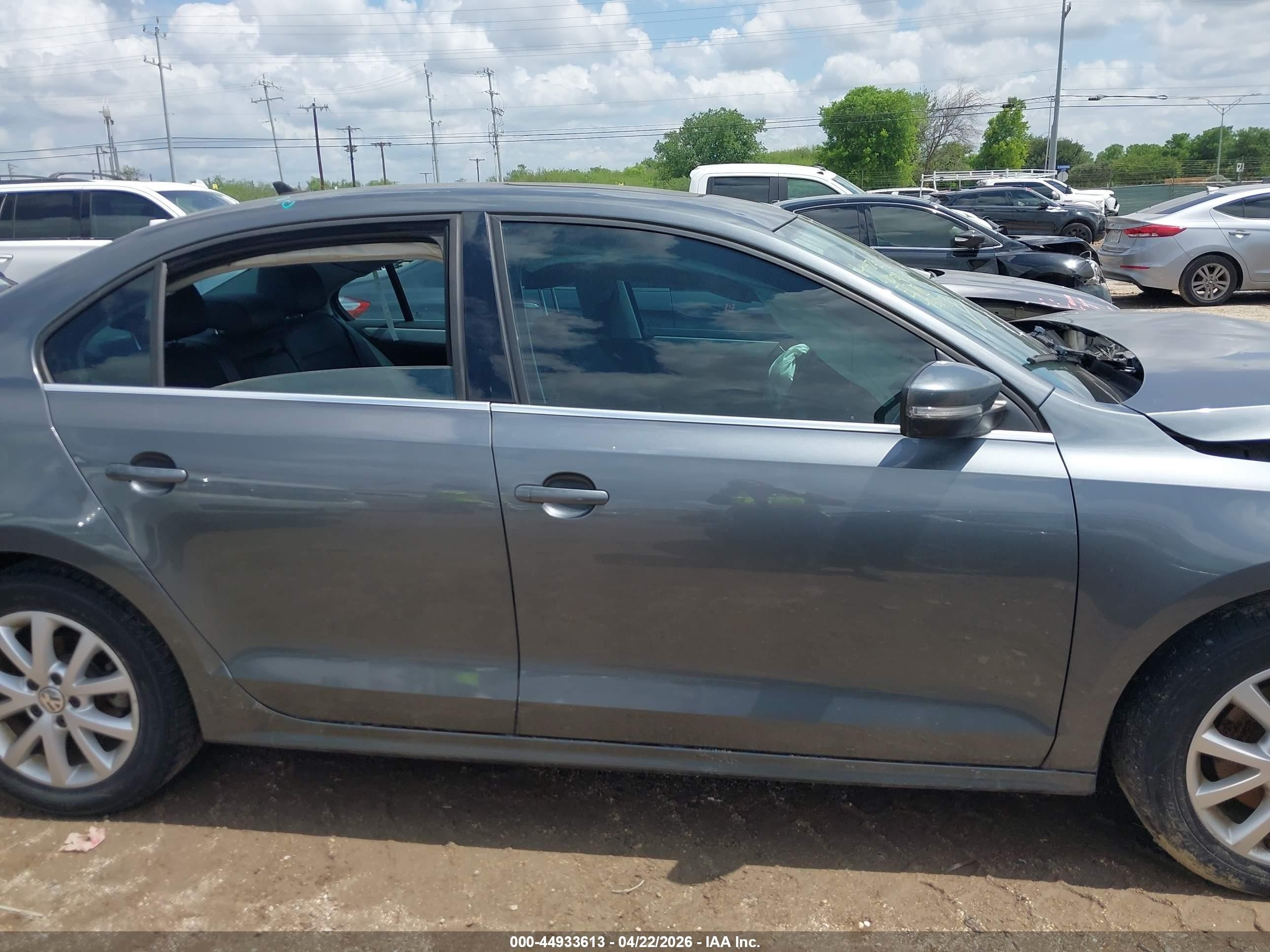 2013 Volkswagen Jetta 2.5l Se Gray vin: 3VWDX7AJ1DM435980