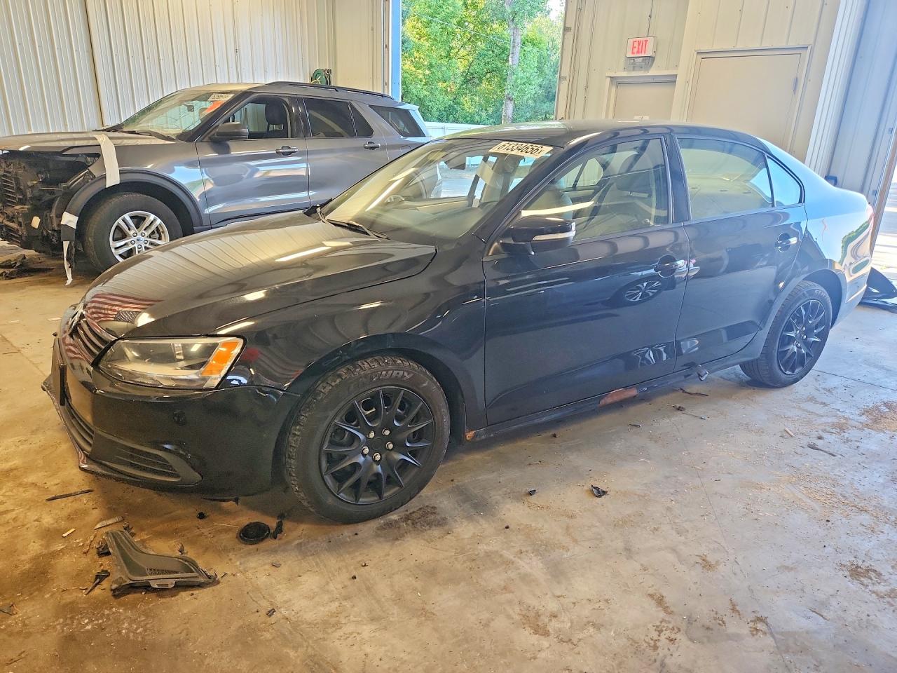 2011 Volkswagen Jetta Se Black vin: 3VWDX7AJ2BM382820
