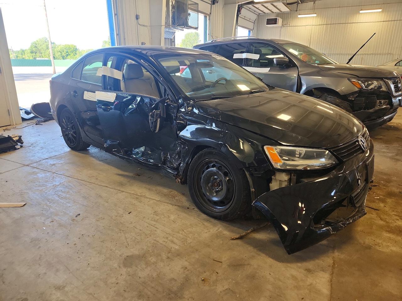 2011 Volkswagen Jetta Se Black vin: 3VWDX7AJ2BM382820