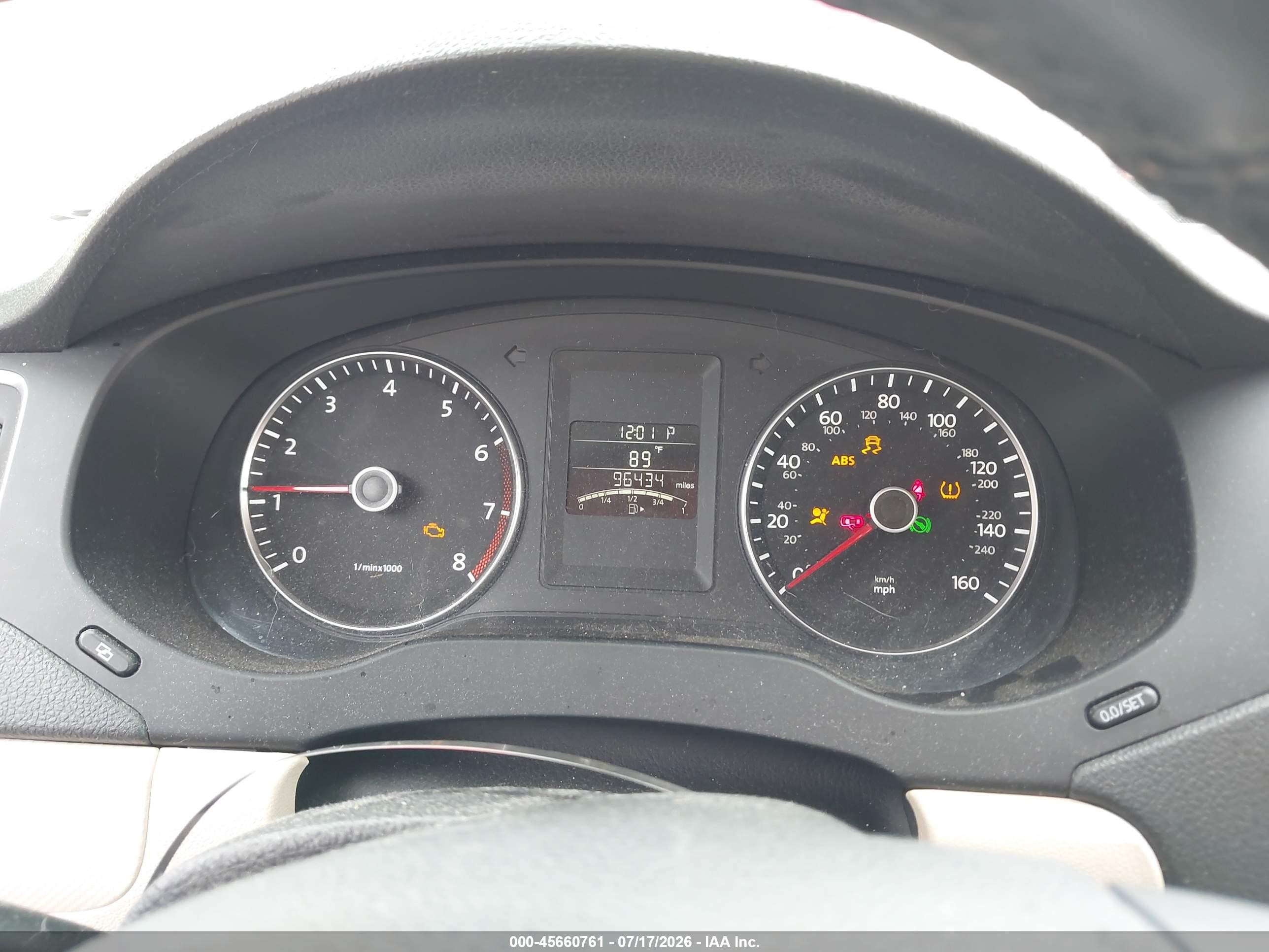 2012 Volkswagen Jetta 2.5l Se Красный vin: 3VWDX7AJ2CM307956