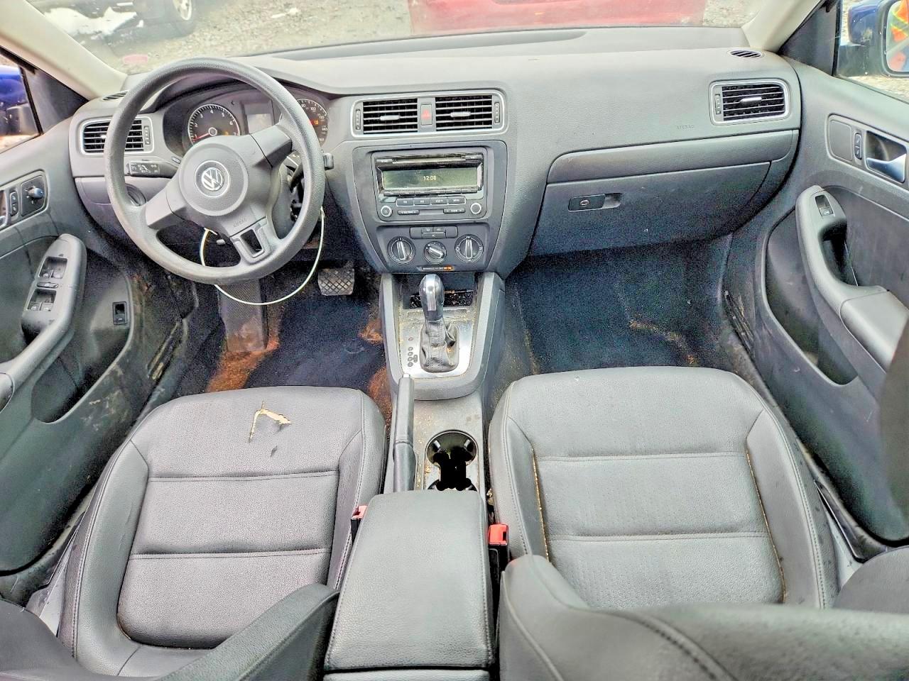 2012 Volkswagen Jetta Se Синий vin: 3VWDX7AJ2CM352248