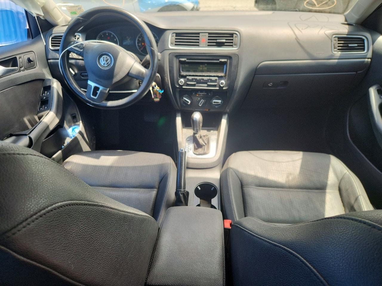 2012 Volkswagen Jetta Se Black vin: 3VWDX7AJ2CM391227