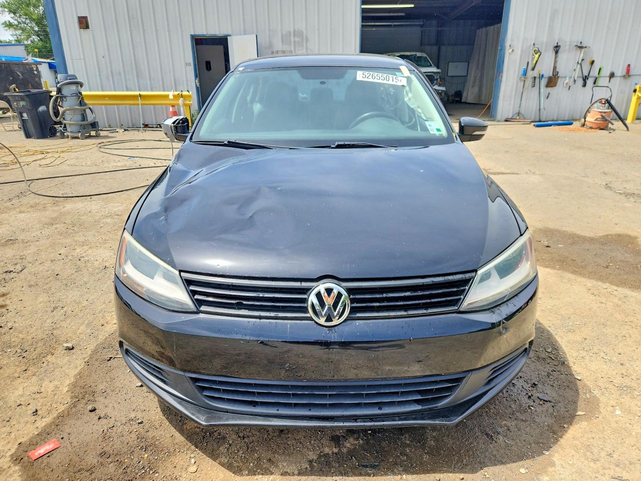 2012 Volkswagen Jetta Se Black vin: 3VWDX7AJ2CM391227
