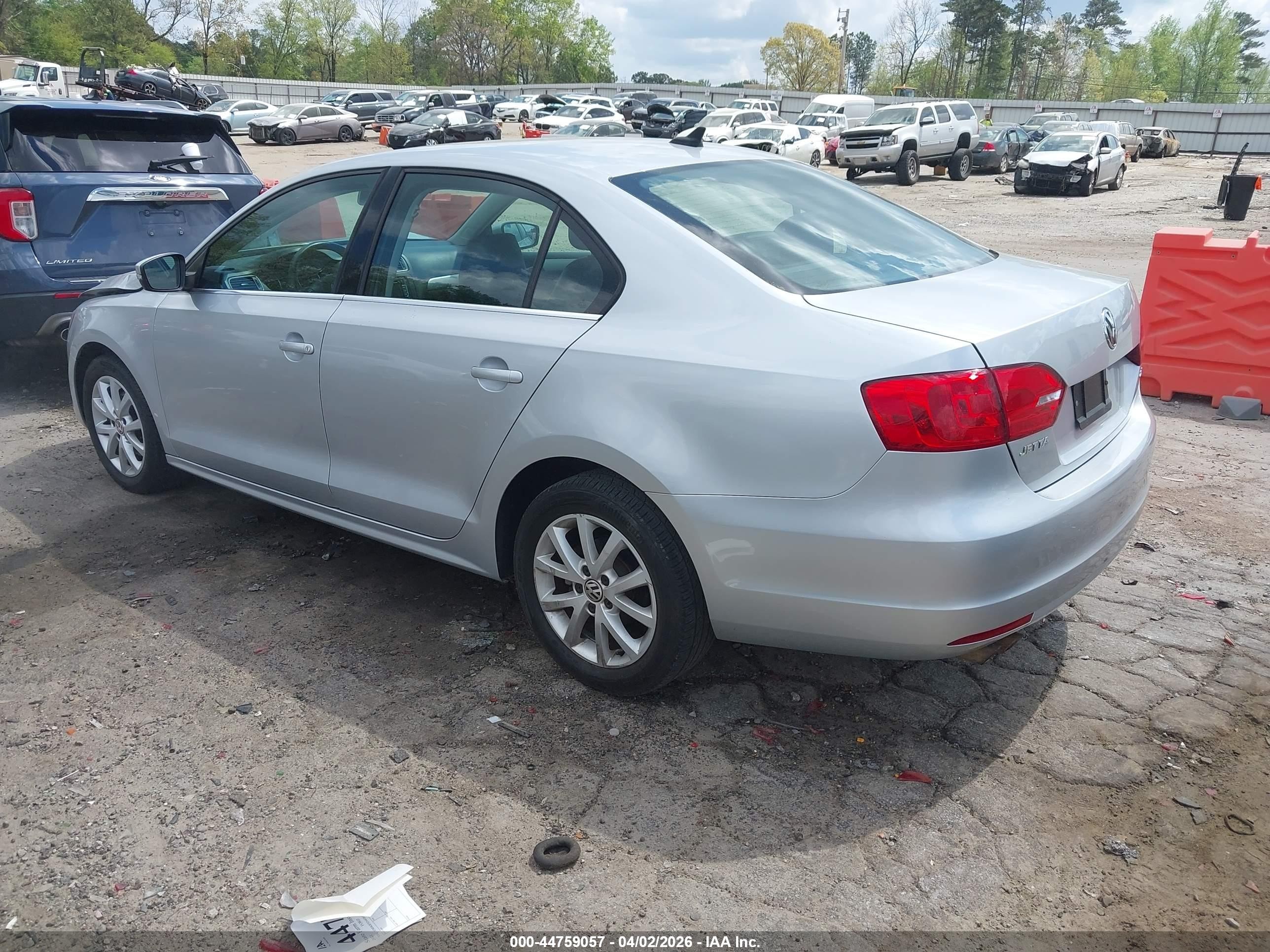 2013 Volkswagen Jetta Se Серебряный vin: 3VWDX7AJ2DM257397
