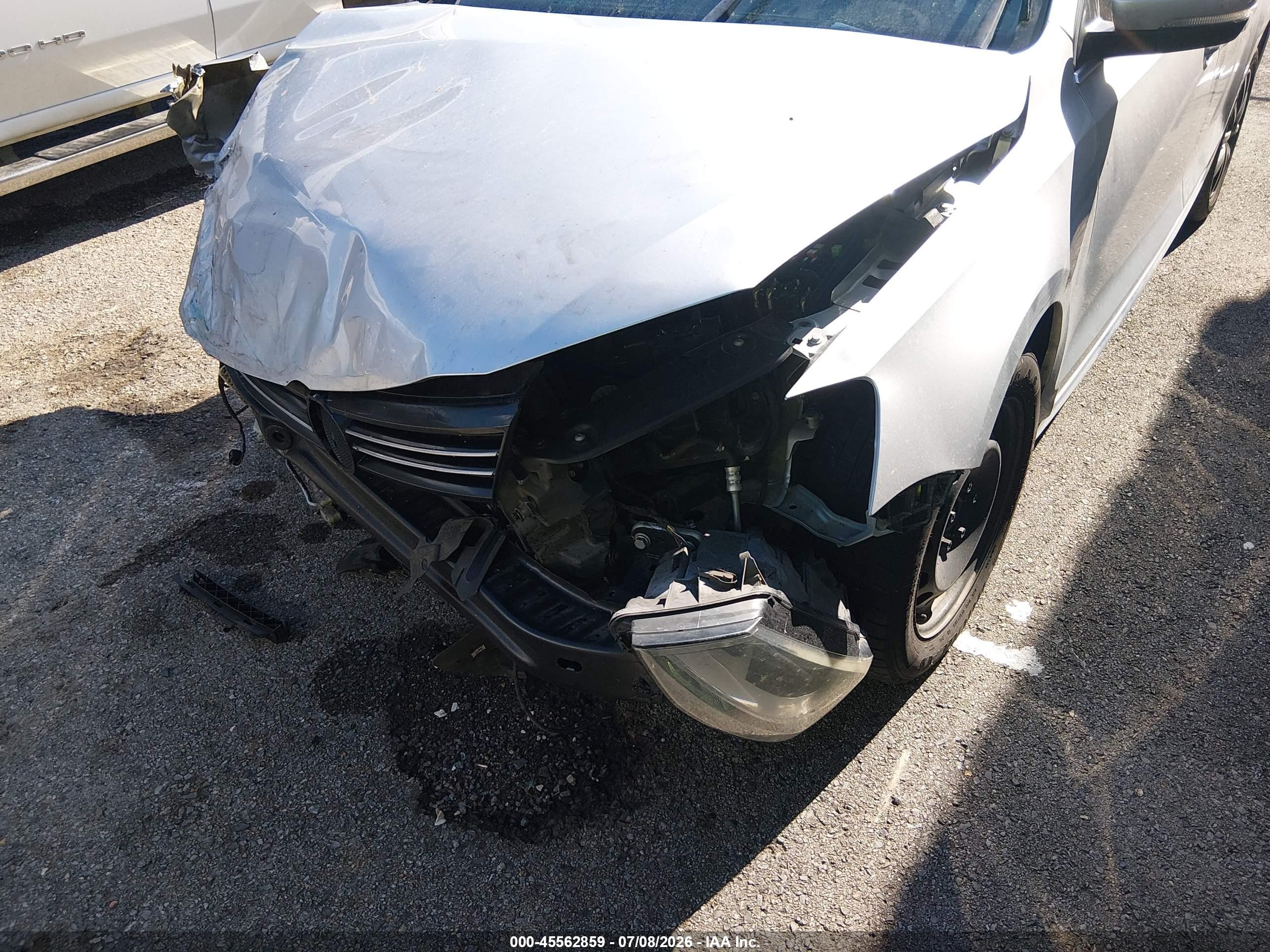2013 Volkswagen Jetta 2.5l Se Silver vin: 3VWDX7AJ2DM285295