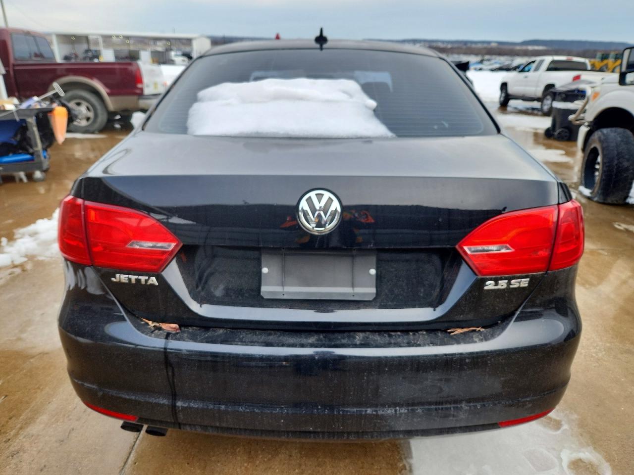 2013 Volkswagen Jetta Se Black vin: 3VWDX7AJ2DM350467