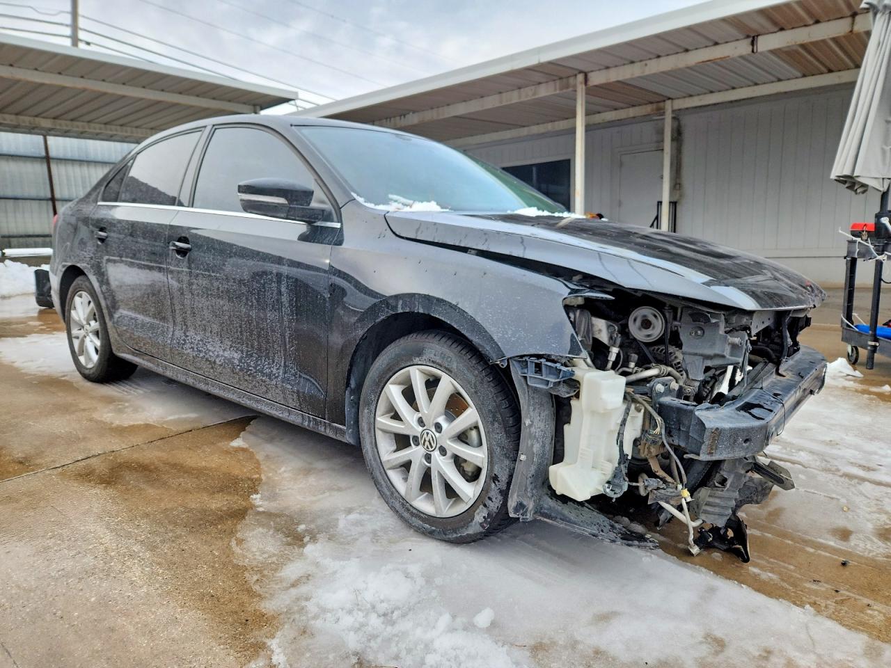2013 Volkswagen Jetta Se Black vin: 3VWDX7AJ2DM350467