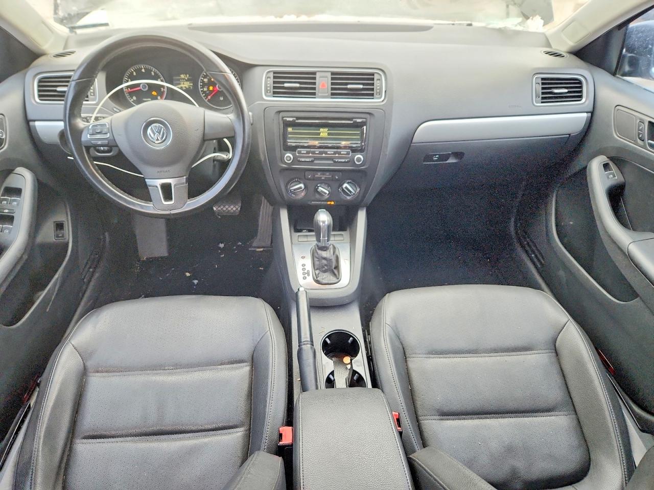 2013 Volkswagen Jetta Se Black vin: 3VWDX7AJ2DM350467