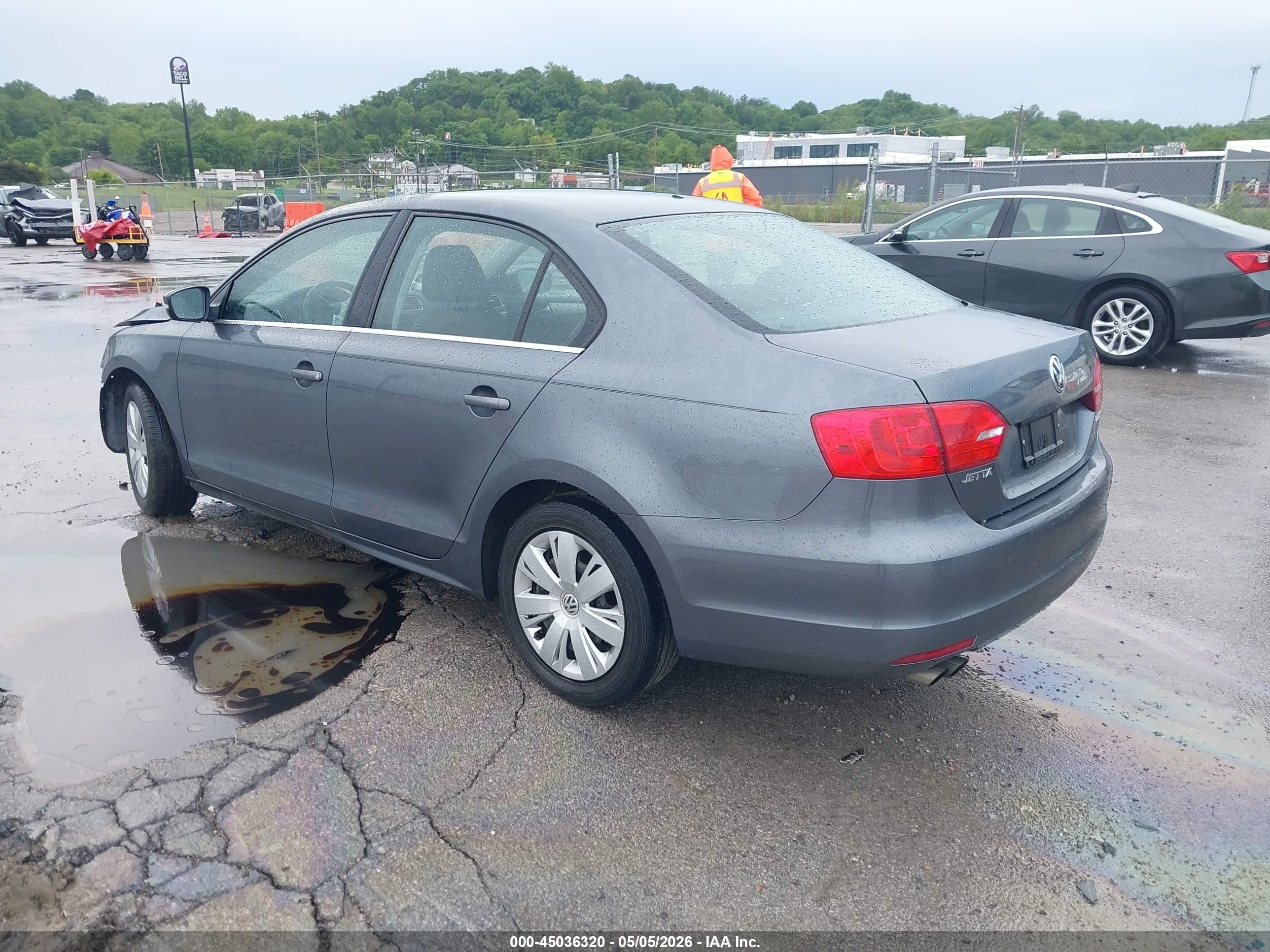 2013 Volkswagen Jetta 2.5l Se Gray vin: 3VWDX7AJ2DM383999