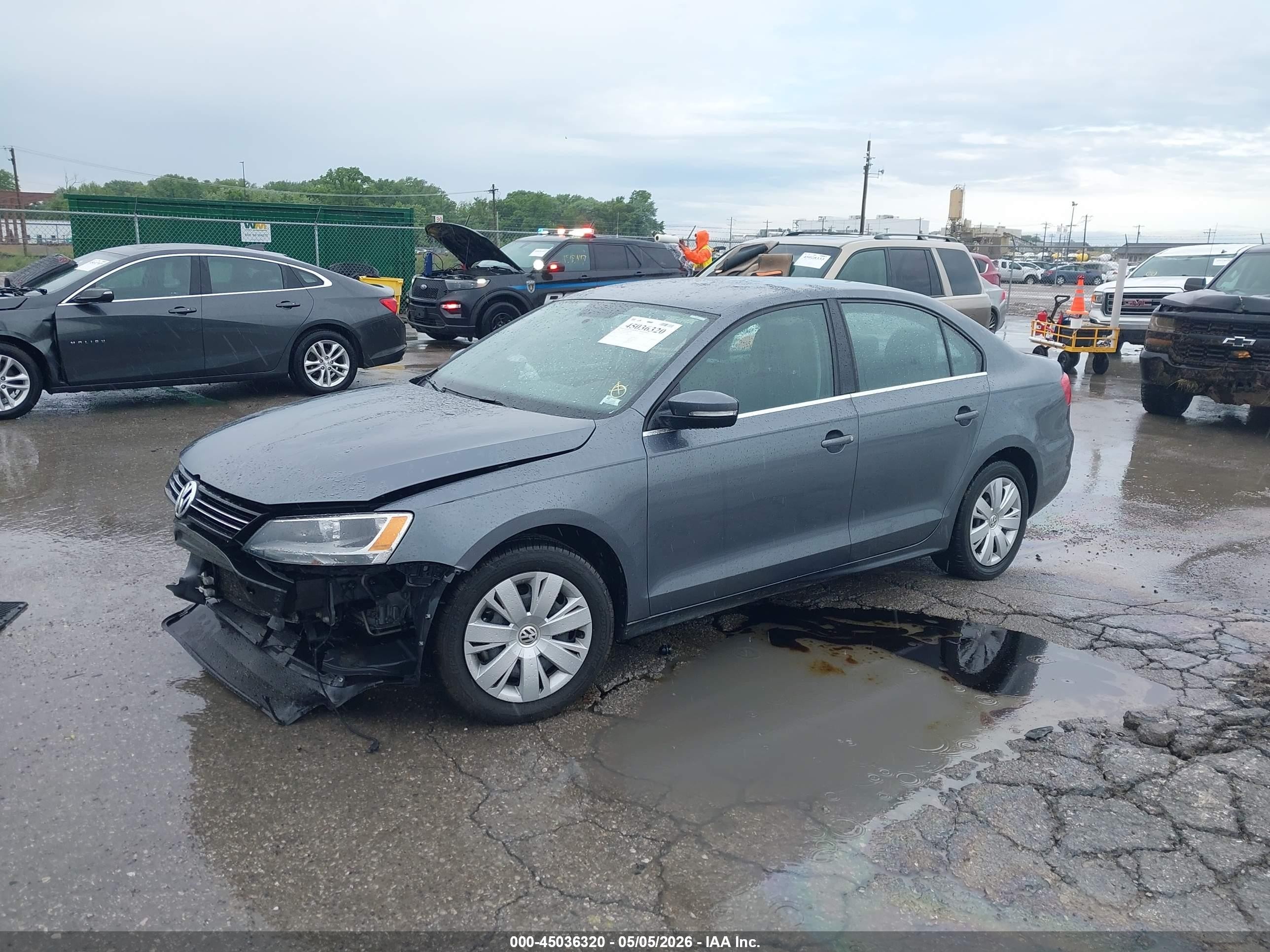 2013 Volkswagen Jetta 2.5l Se Gray vin: 3VWDX7AJ2DM383999