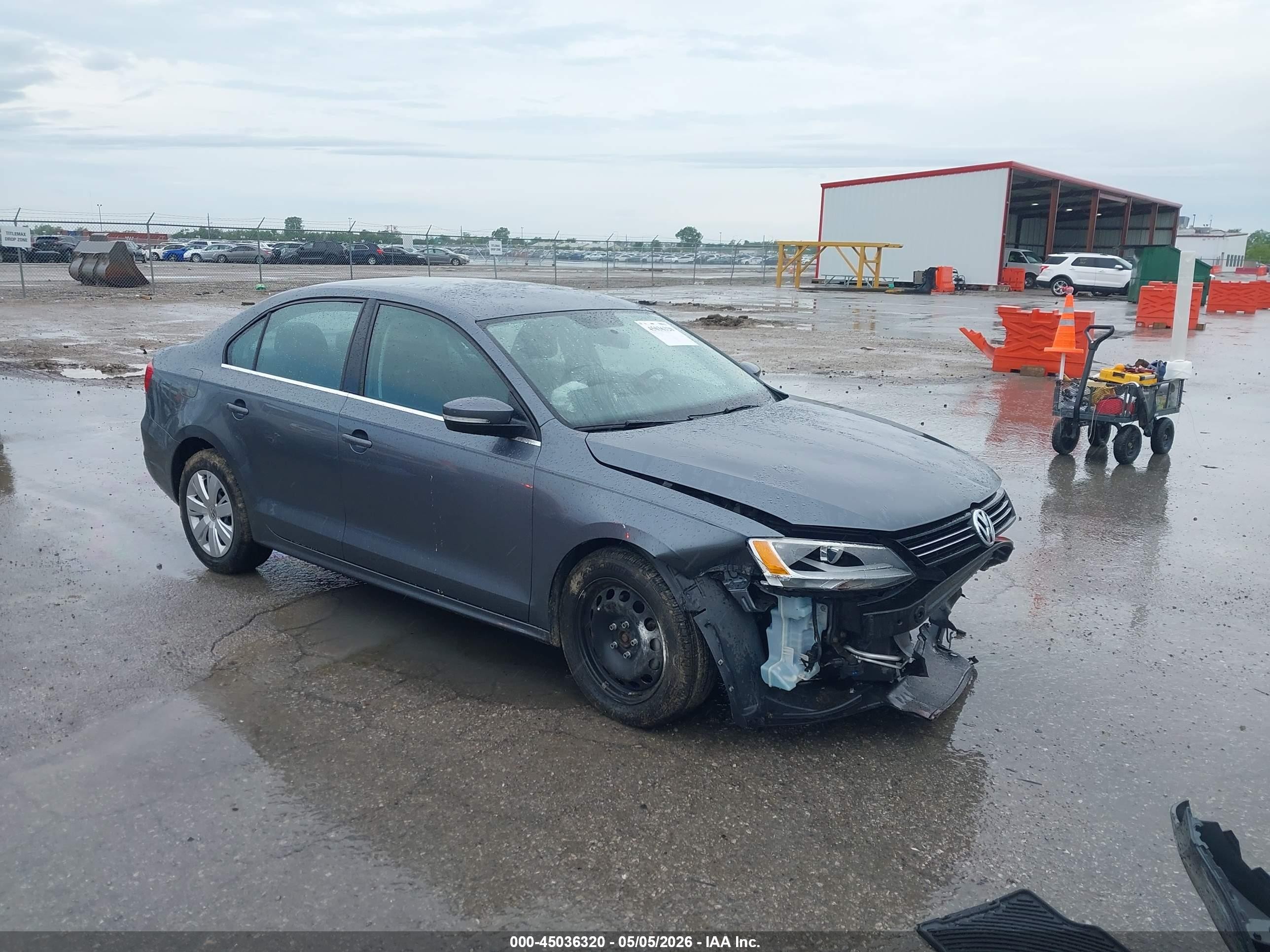 2013 Volkswagen Jetta 2.5l Se Gray vin: 3VWDX7AJ2DM383999