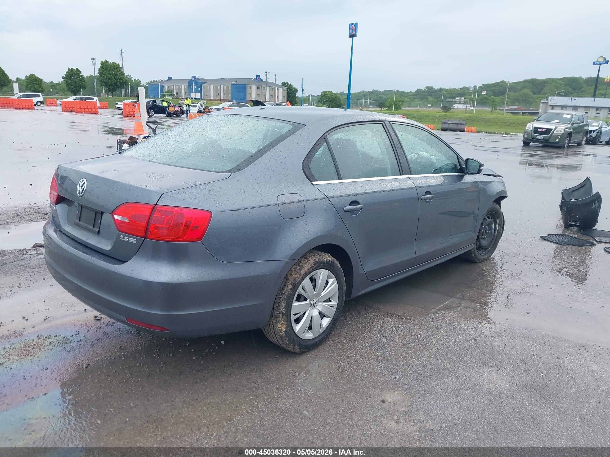 2013 Volkswagen Jetta 2.5l Se Gray vin: 3VWDX7AJ2DM383999