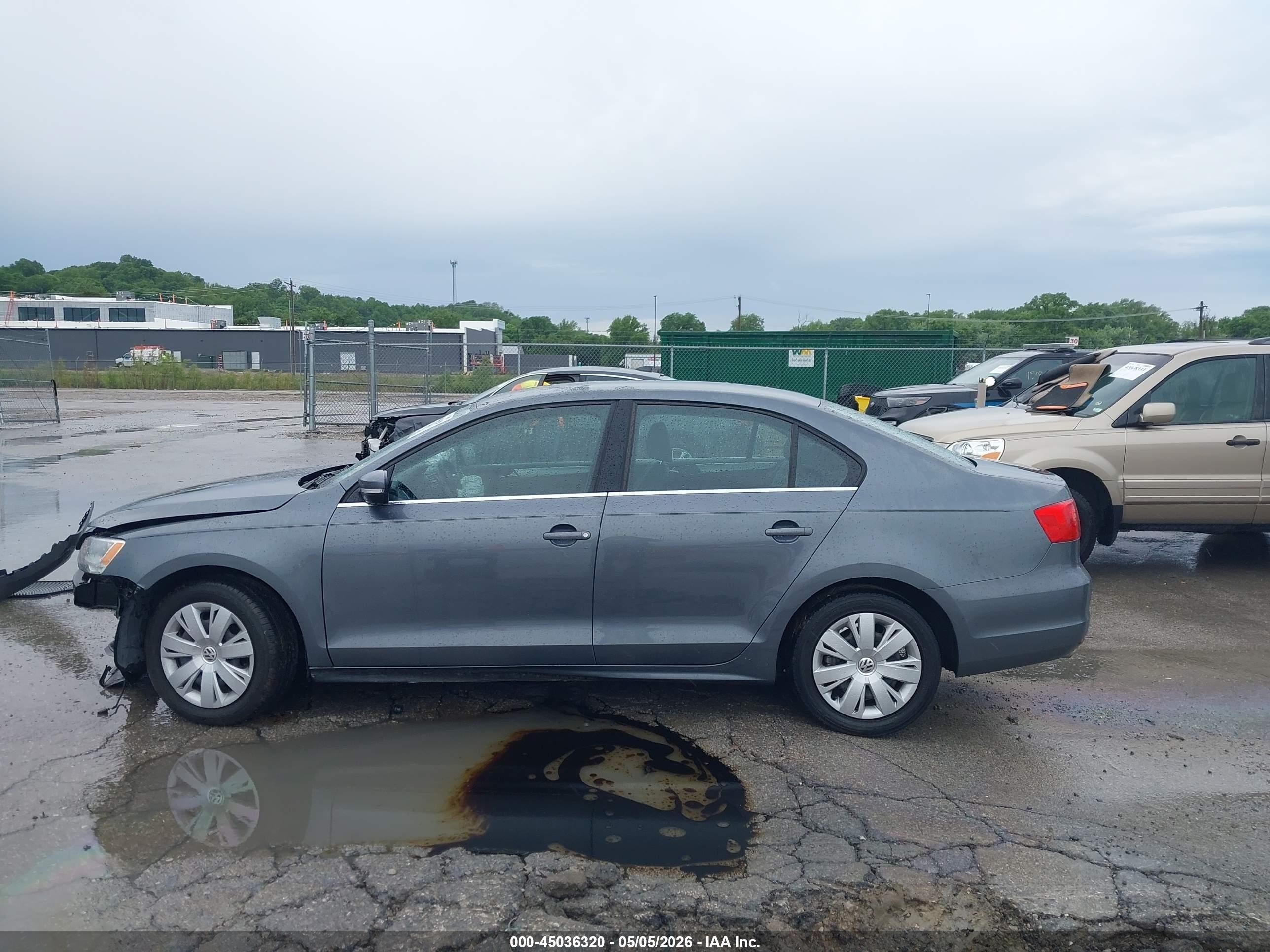2013 Volkswagen Jetta 2.5l Se Gray vin: 3VWDX7AJ2DM383999