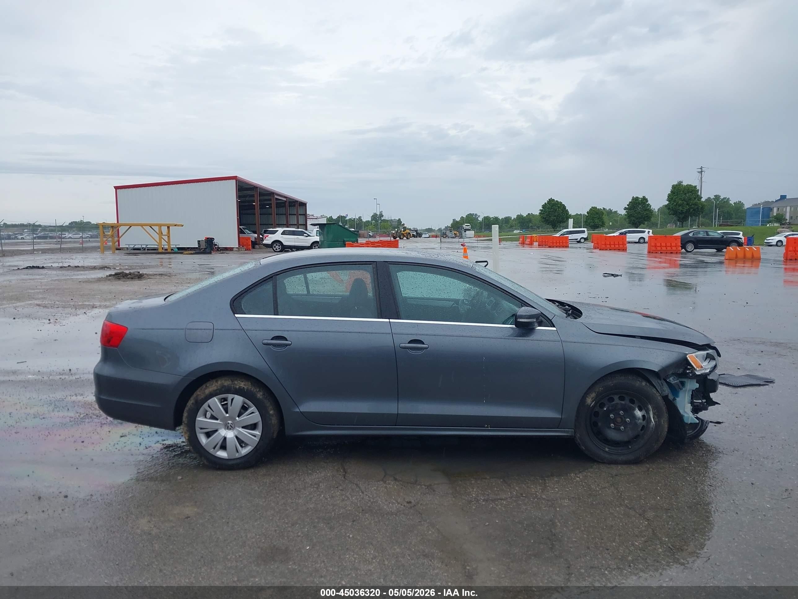 2013 Volkswagen Jetta 2.5l Se Gray vin: 3VWDX7AJ2DM383999