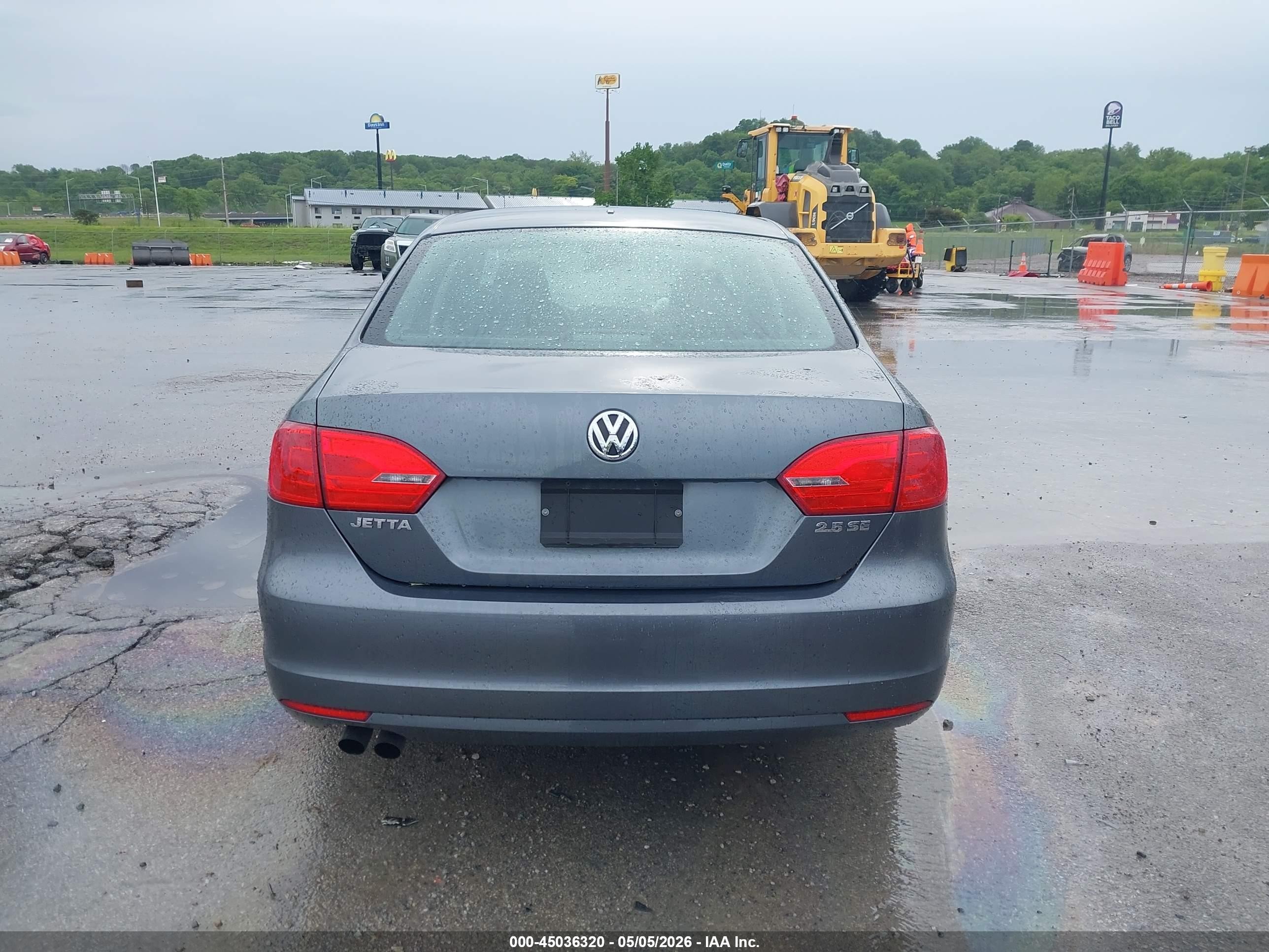 2013 Volkswagen Jetta 2.5l Se Gray vin: 3VWDX7AJ2DM383999