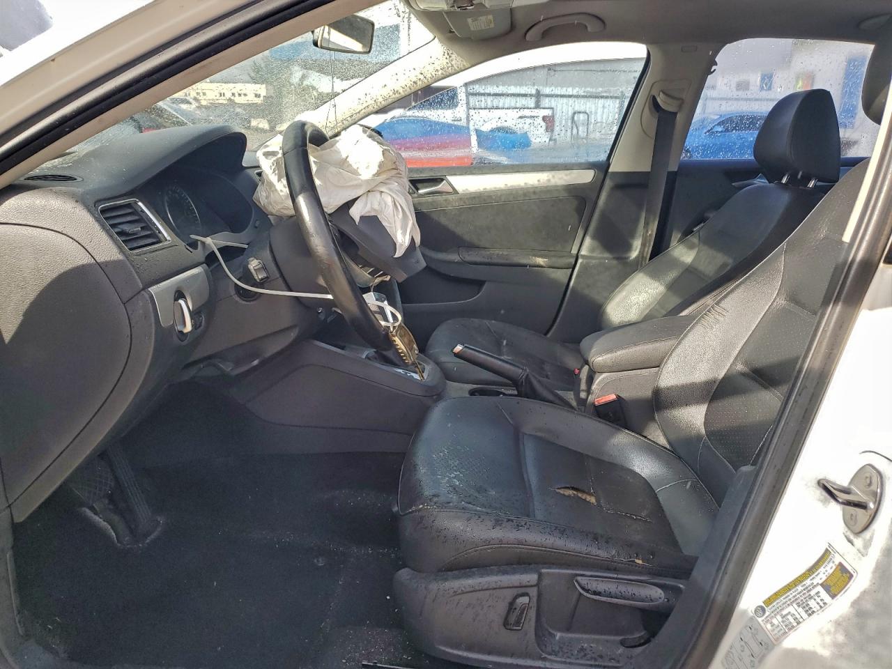 2013 Volkswagen Jetta Se White vin: 3VWDX7AJ2DM391083
