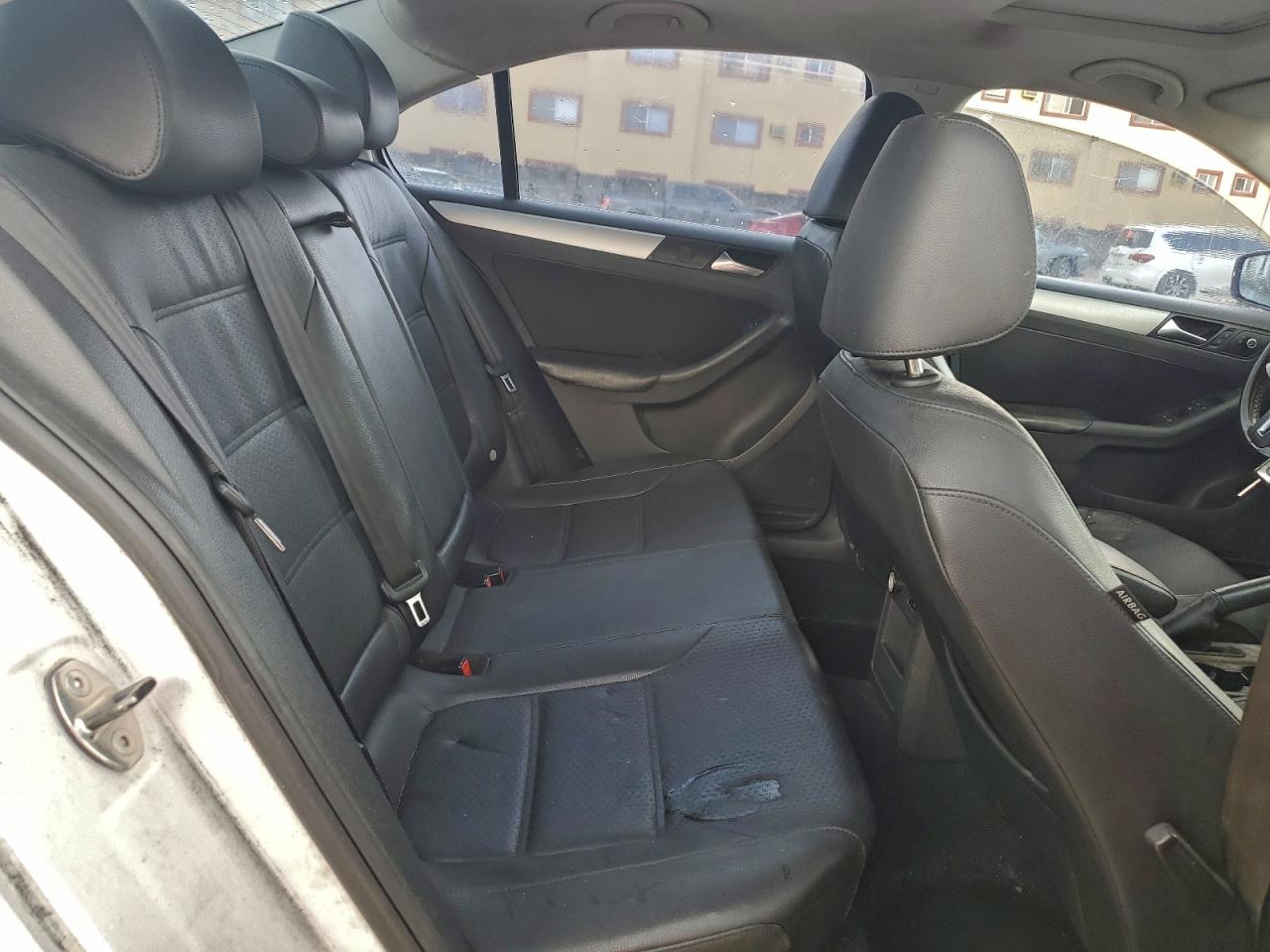 2013 Volkswagen Jetta Se White vin: 3VWDX7AJ2DM391083