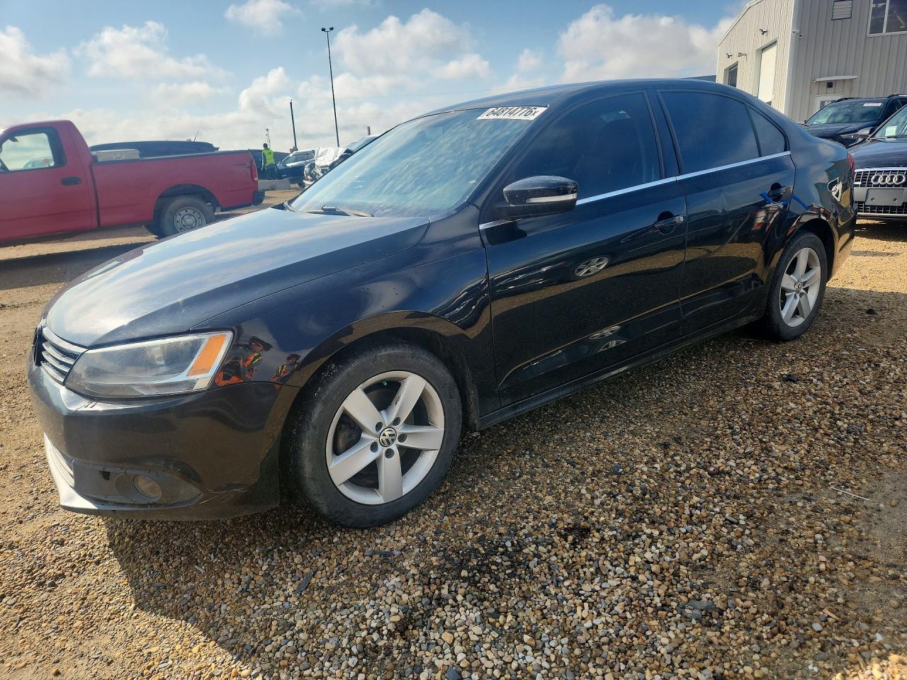 2013 Volkswagen Jetta Black vin: 3VWDX7AJ2DM399345