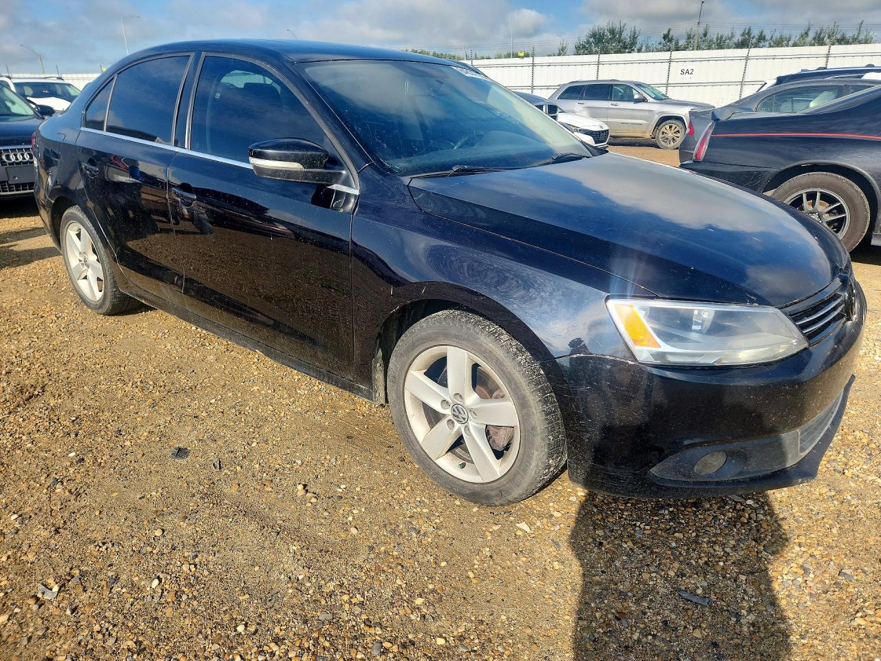 2013 Volkswagen Jetta Black vin: 3VWDX7AJ2DM399345