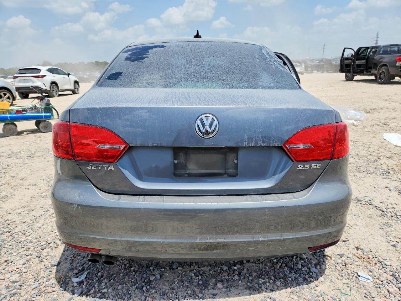 2013 Volkswagen Jetta Se Gray vin: 3VWDX7AJ2DM426205