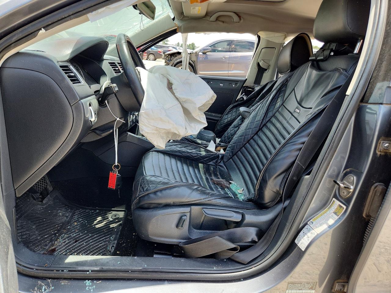 2013 Volkswagen Jetta Se Gray vin: 3VWDX7AJ2DM426205