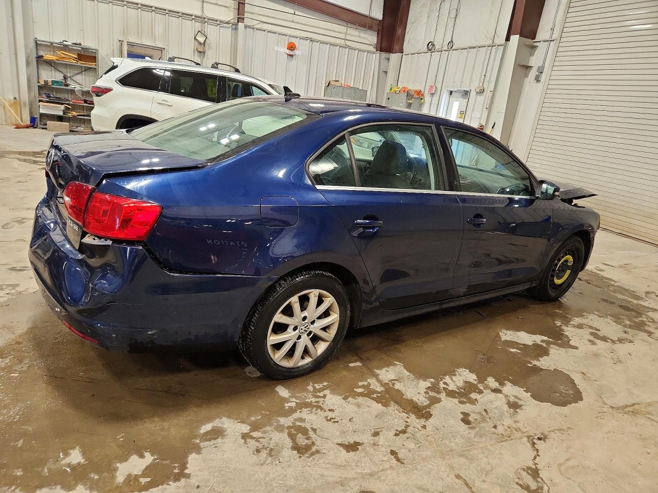 2013 Volkswagen Jetta Se Синий vin: 3VWDX7AJ2DM428987