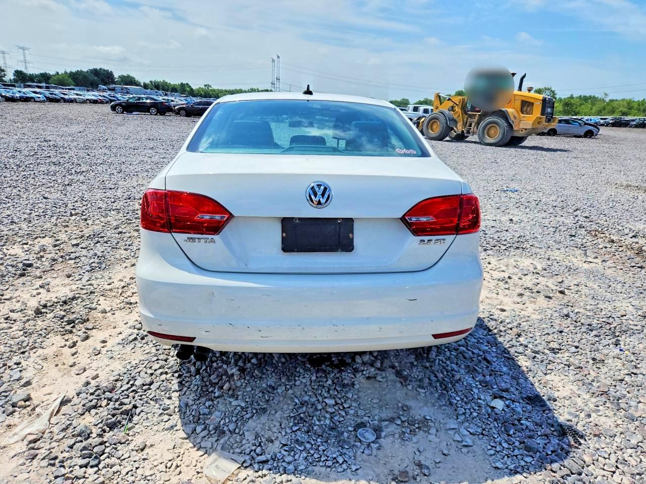 2013 Volkswagen Jetta Se White vin: 3VWDX7AJ2DM441786