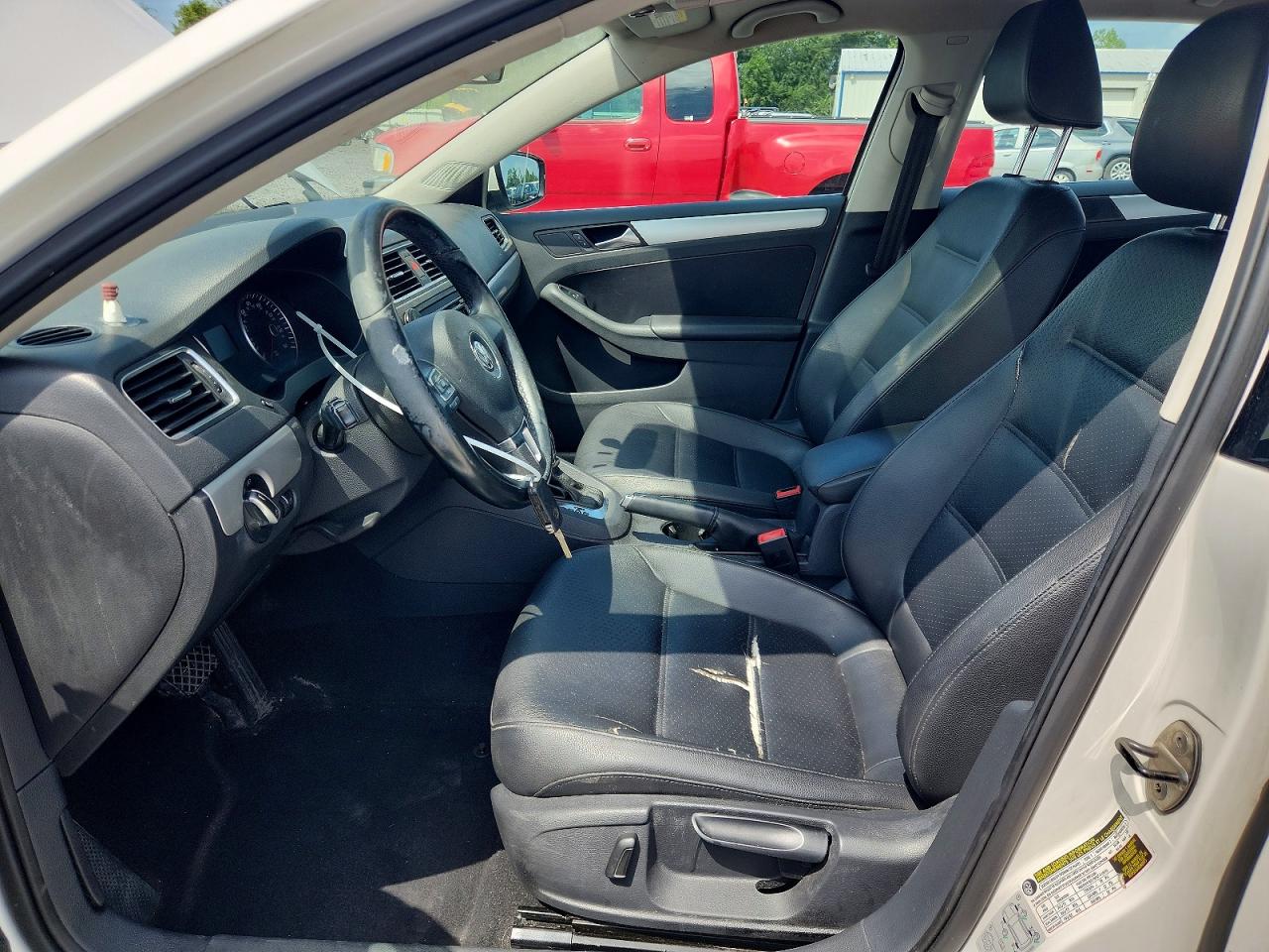 2013 Volkswagen Jetta Se White vin: 3VWDX7AJ2DM441786