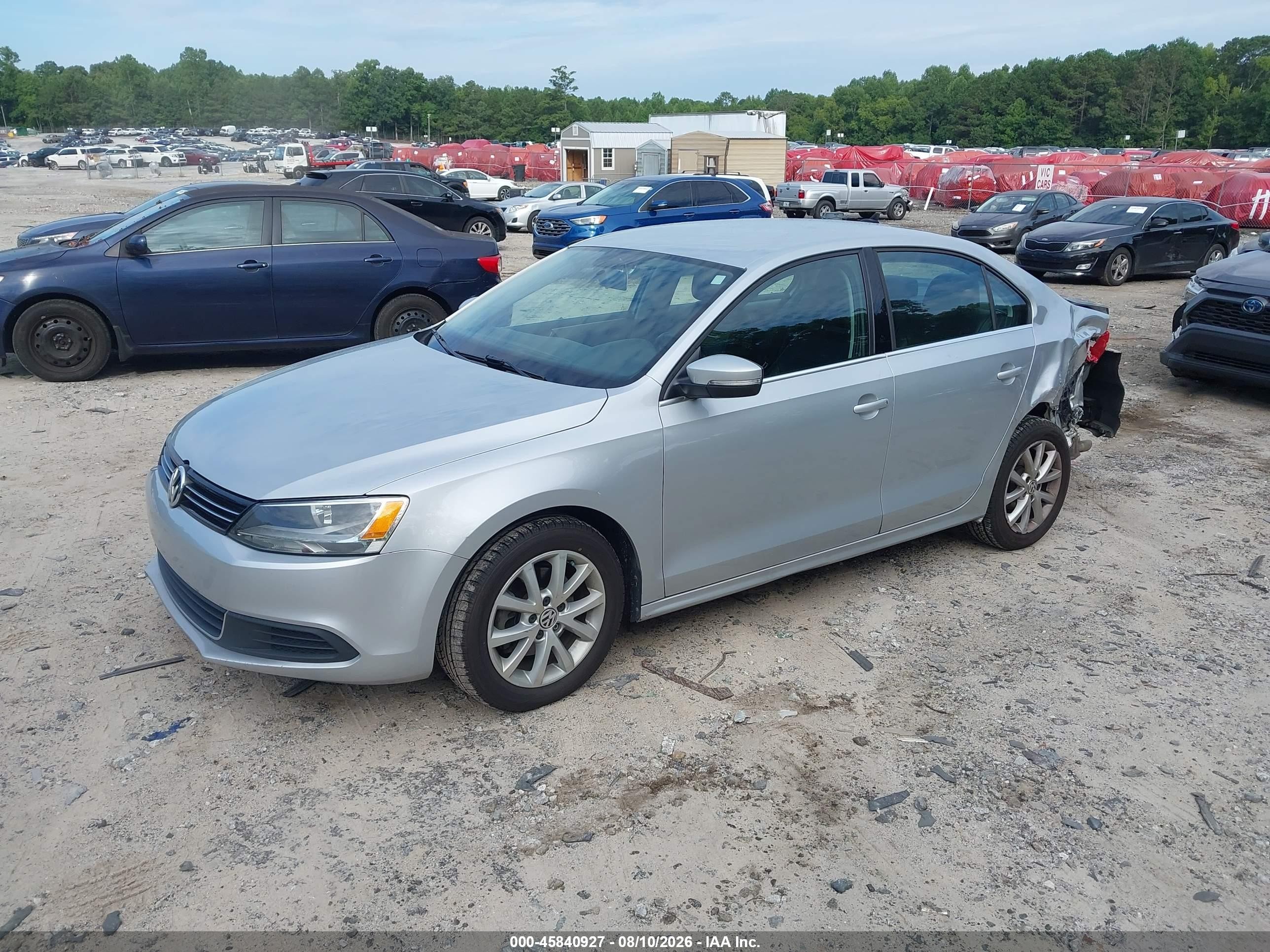 2013 Volkswagen Jetta 2.5l Se Silver vin: 3VWDX7AJ2DM450570
