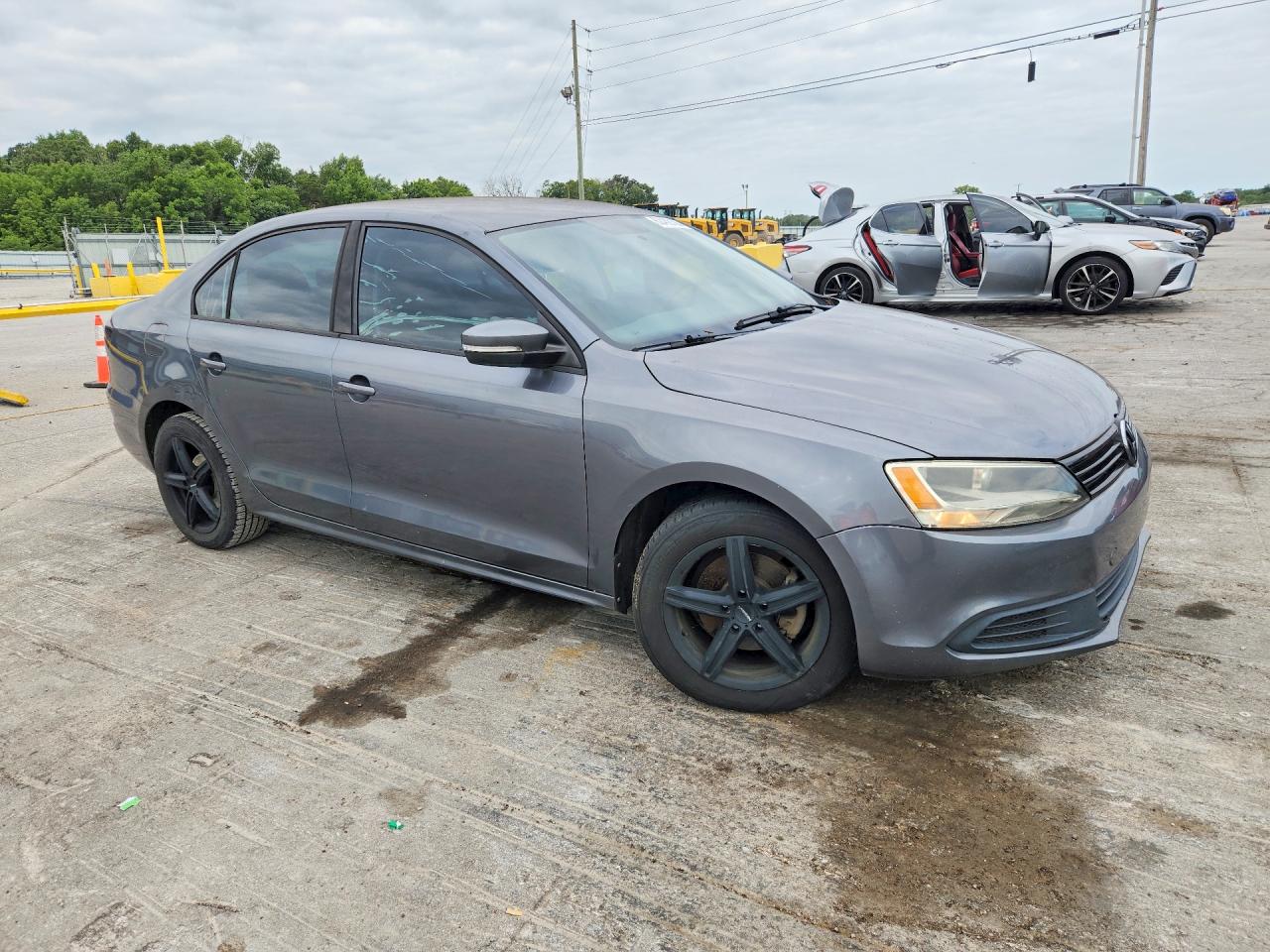 2011 Volkswagen Jetta Se Charcoal vin: 3VWDX7AJ3BM346862