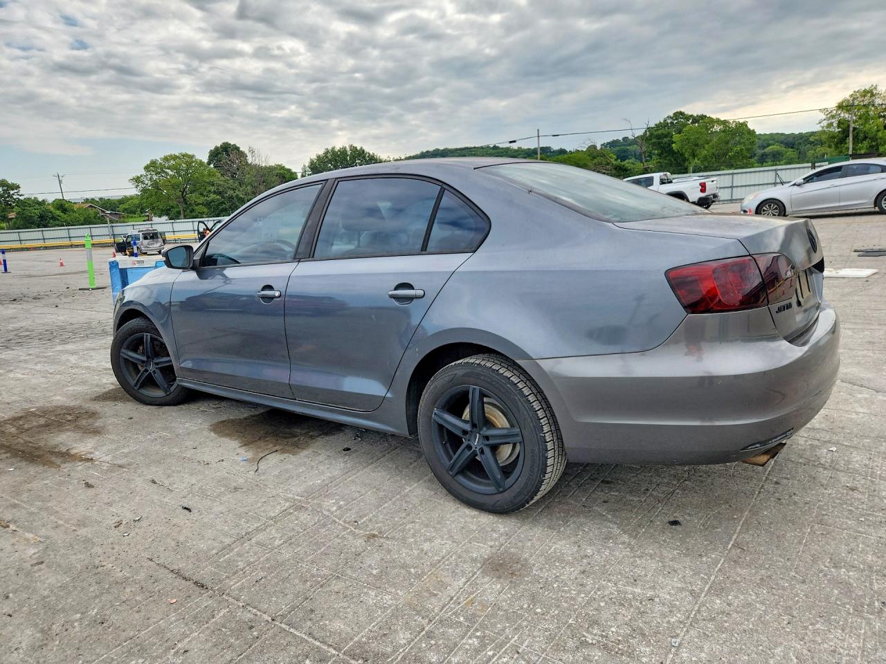 2011 Volkswagen Jetta Se Charcoal vin: 3VWDX7AJ3BM346862