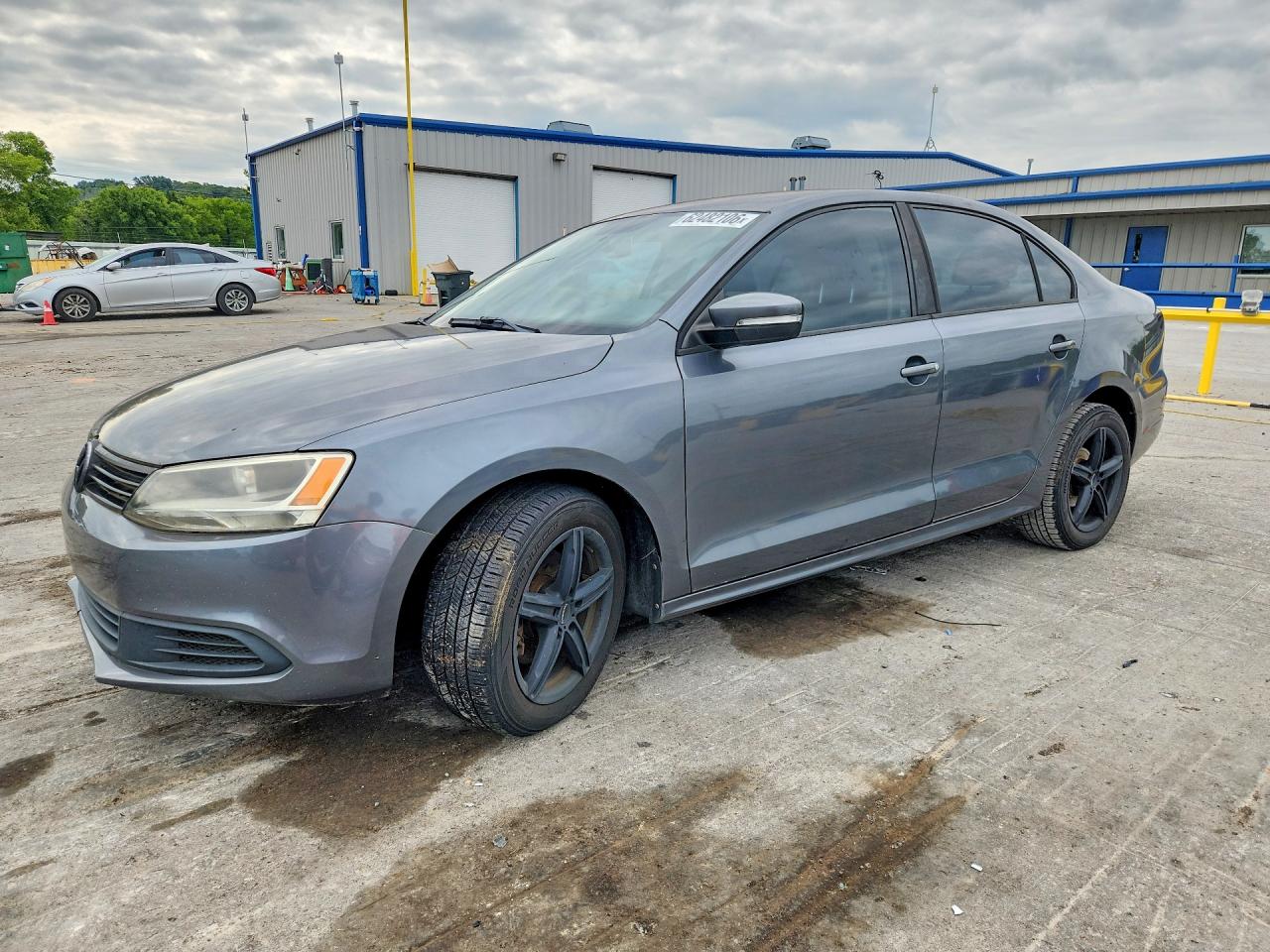 2011 Volkswagen Jetta Se Charcoal vin: 3VWDX7AJ3BM346862