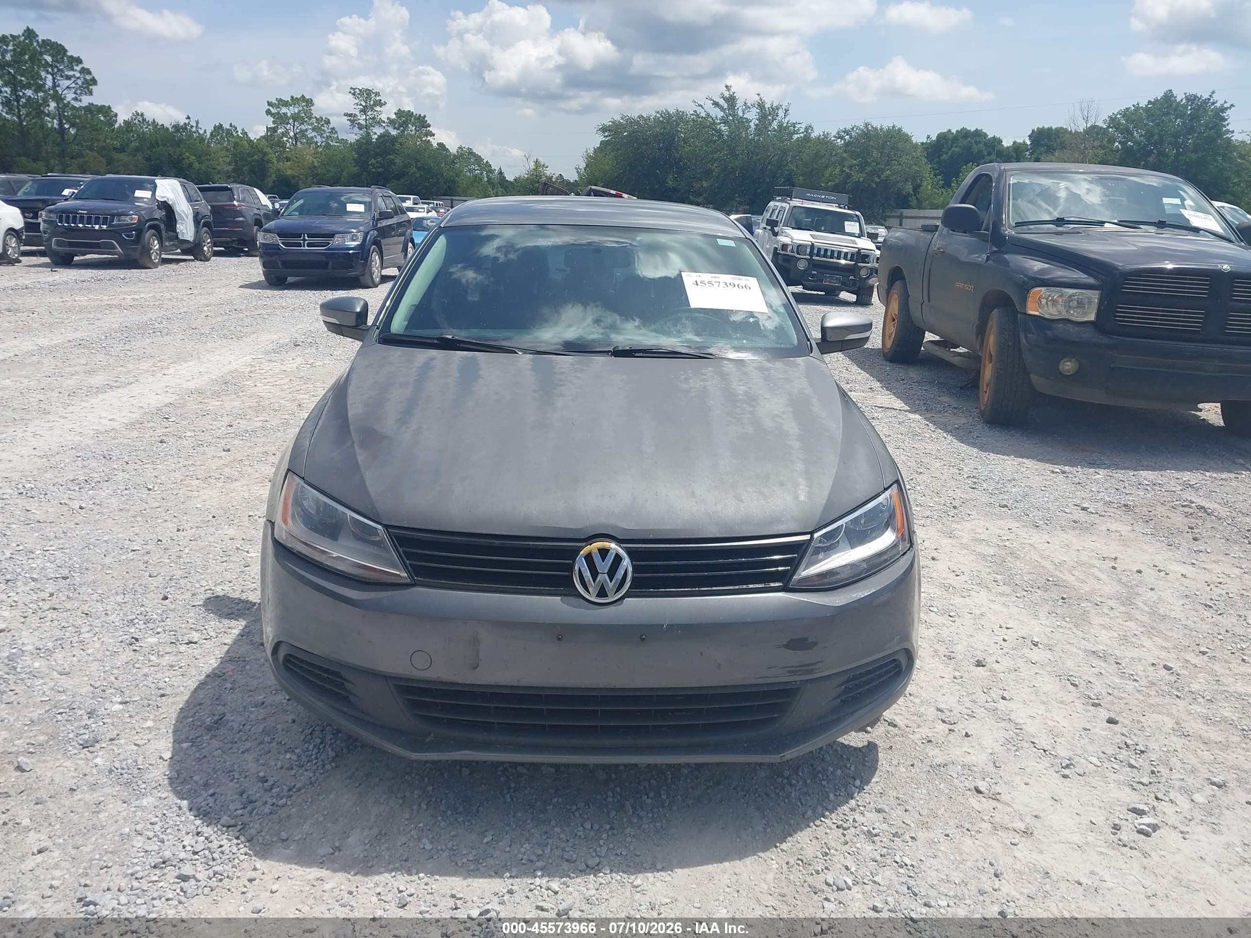 2012 Volkswagen Jetta 2.5l Se Gray vin: 3VWDX7AJ3CM107085