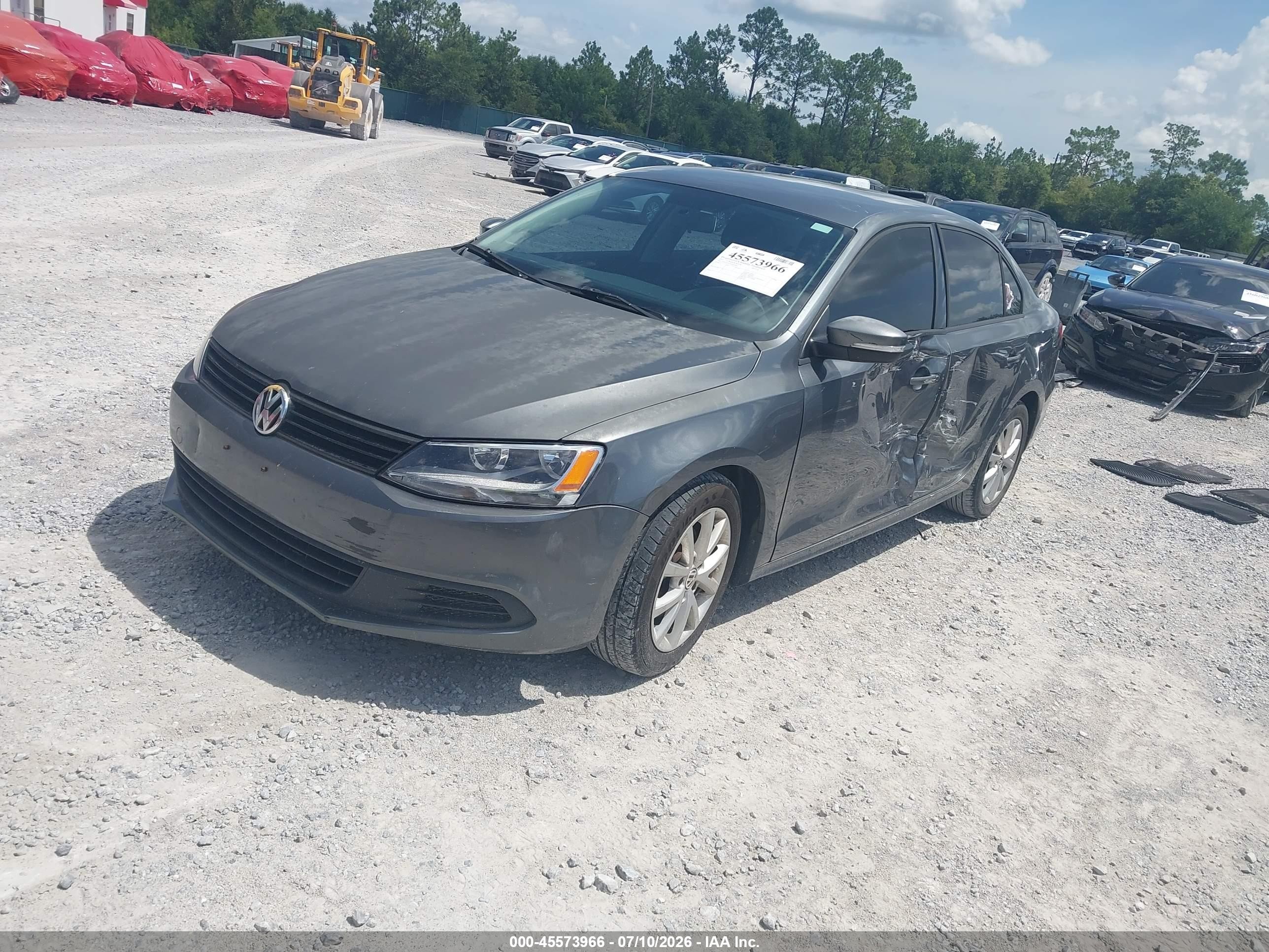 2012 Volkswagen Jetta 2.5l Se Gray vin: 3VWDX7AJ3CM107085