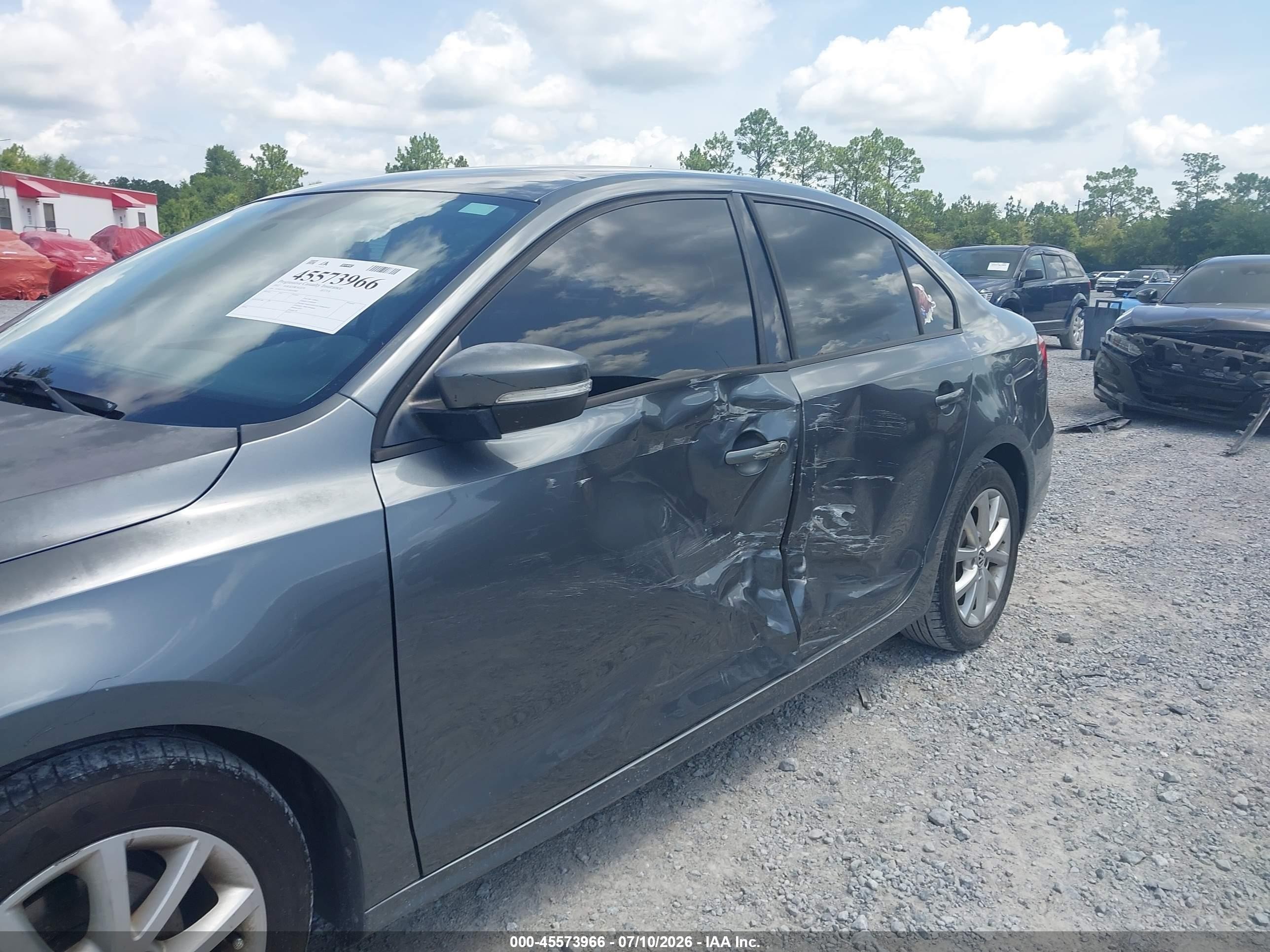 2012 Volkswagen Jetta 2.5l Se Gray vin: 3VWDX7AJ3CM107085