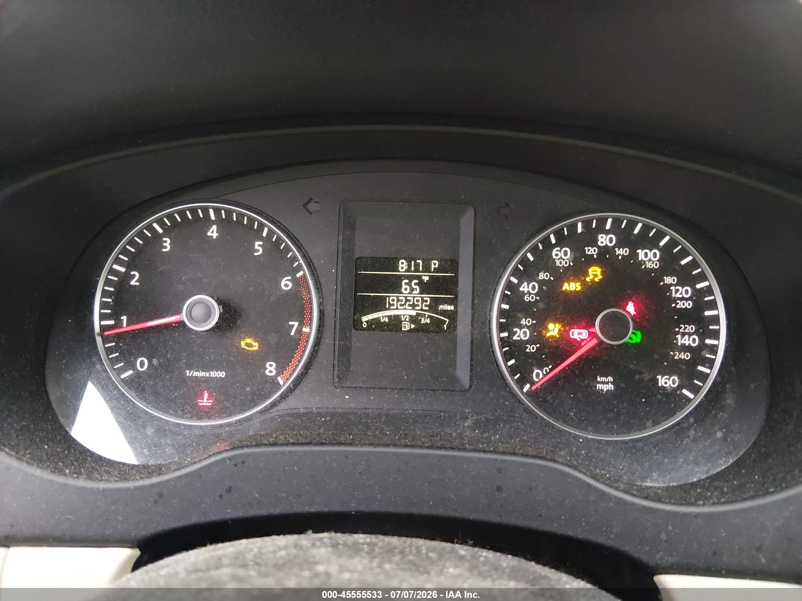2012 Volkswagen Jetta 2.5l Se Белый vin: 3VWDX7AJ3CM341517