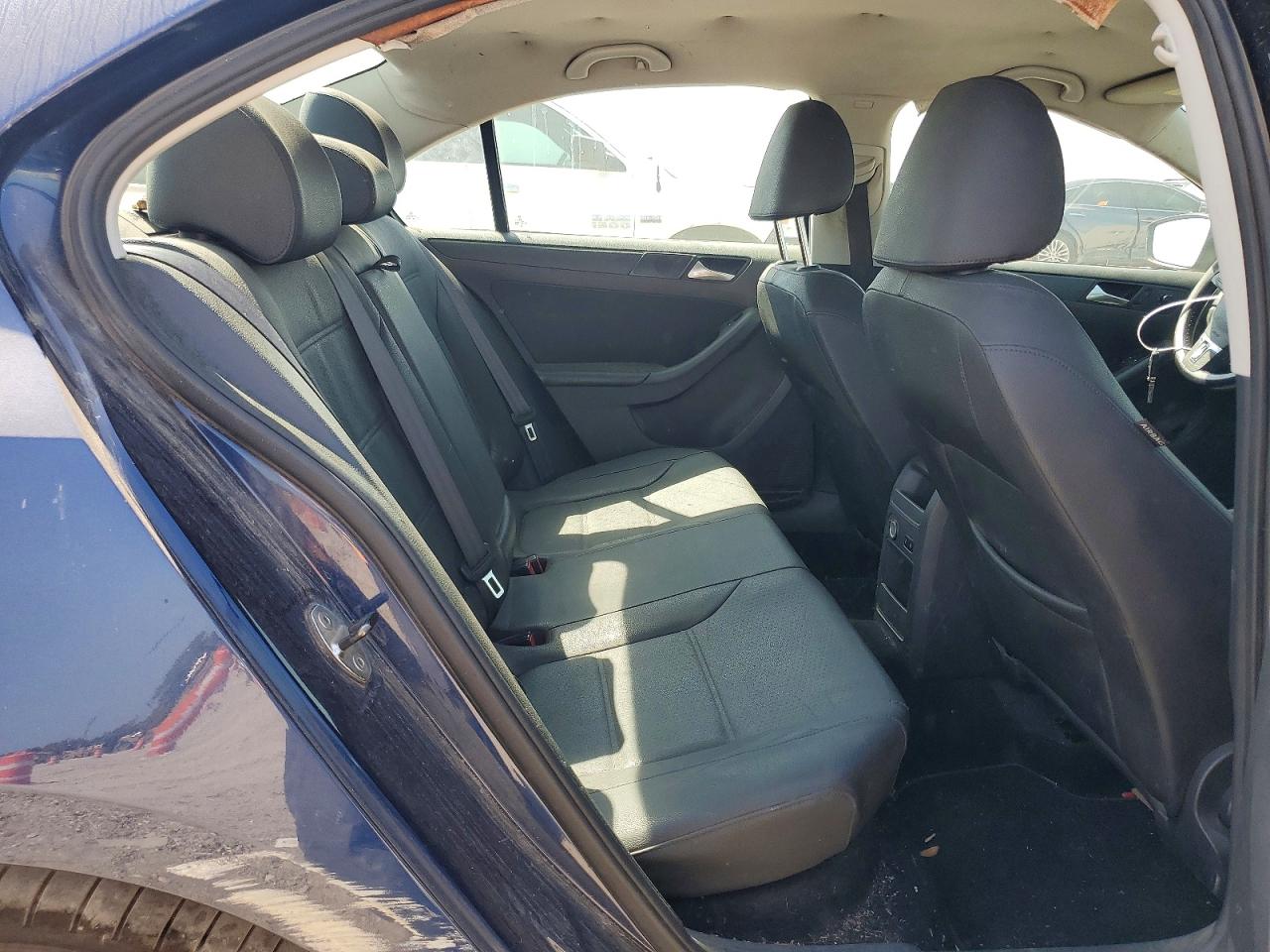 2012 Volkswagen Jetta Se Blue vin: 3VWDX7AJ3CM453413