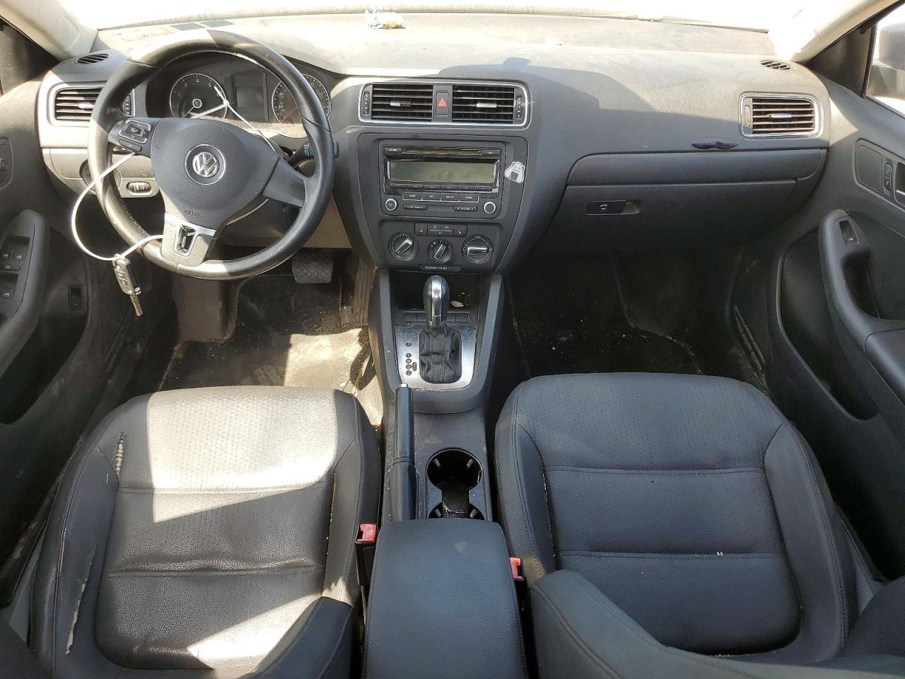 2012 Volkswagen Jetta Se Blue vin: 3VWDX7AJ3CM453413
