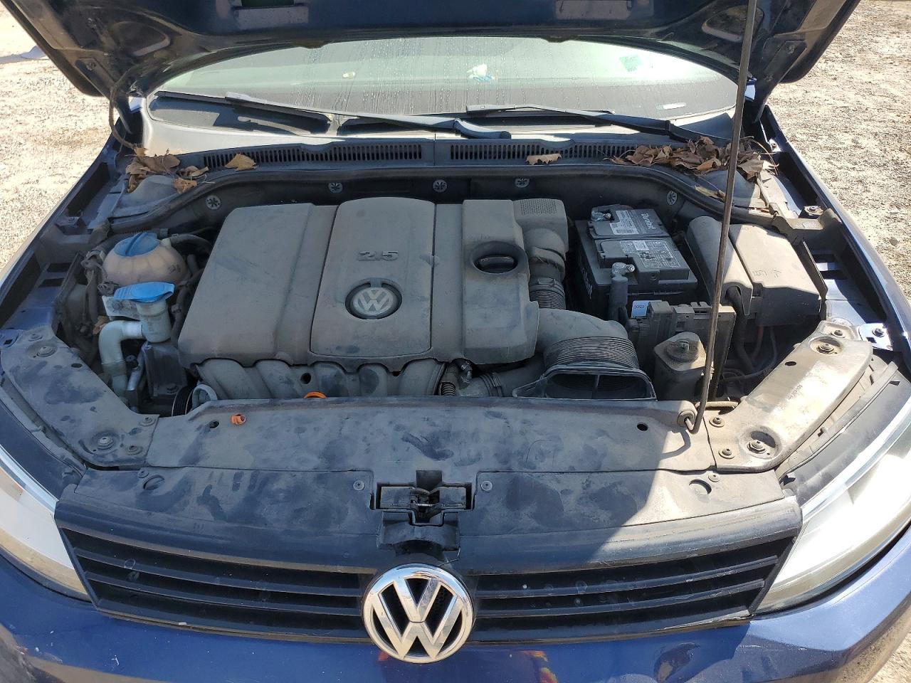 2012 Volkswagen Jetta Se Blue vin: 3VWDX7AJ3CM453413