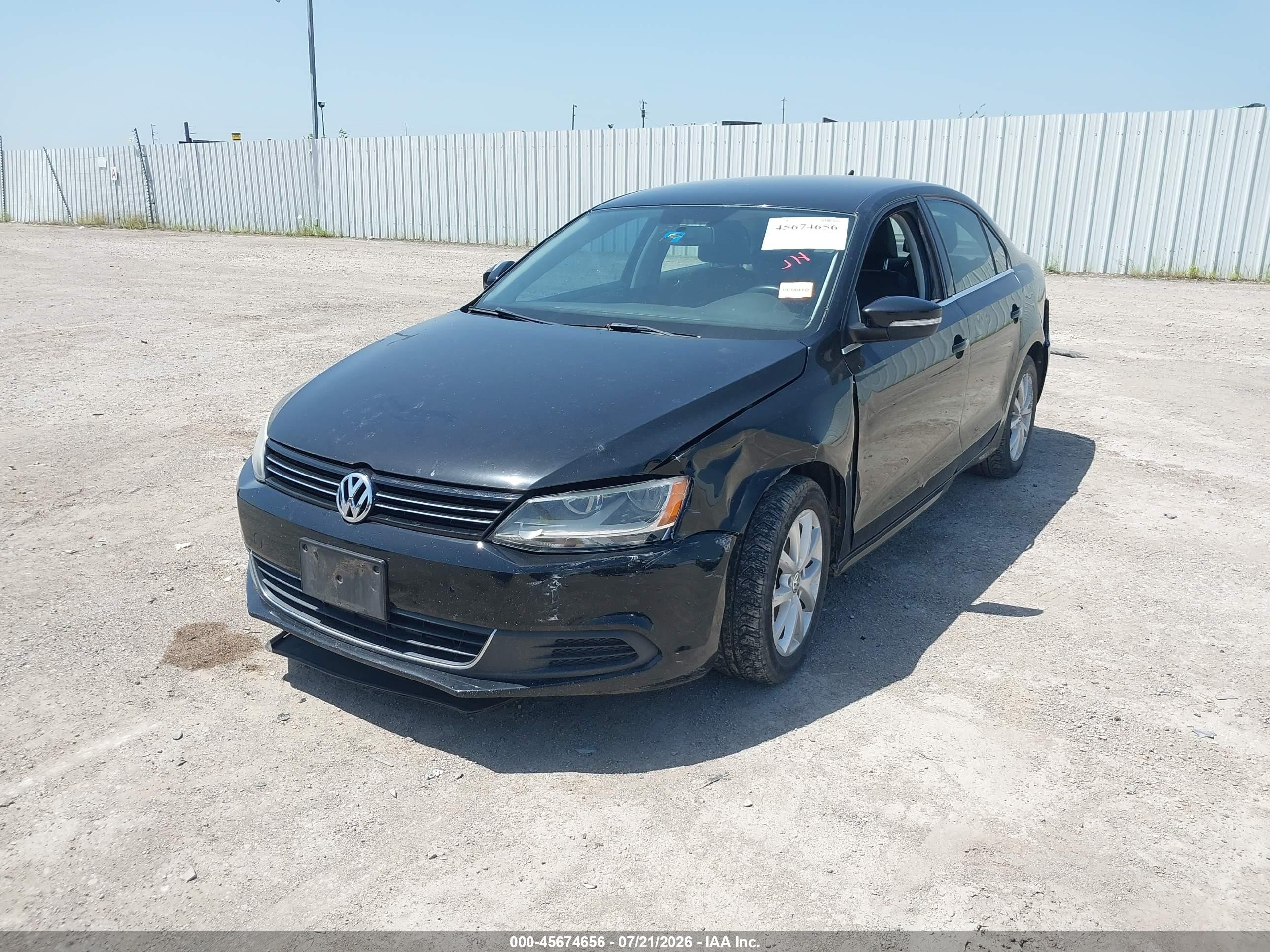 2013 Volkswagen Jetta 2.5l Se Черный vin: 3VWDX7AJ3DM370758