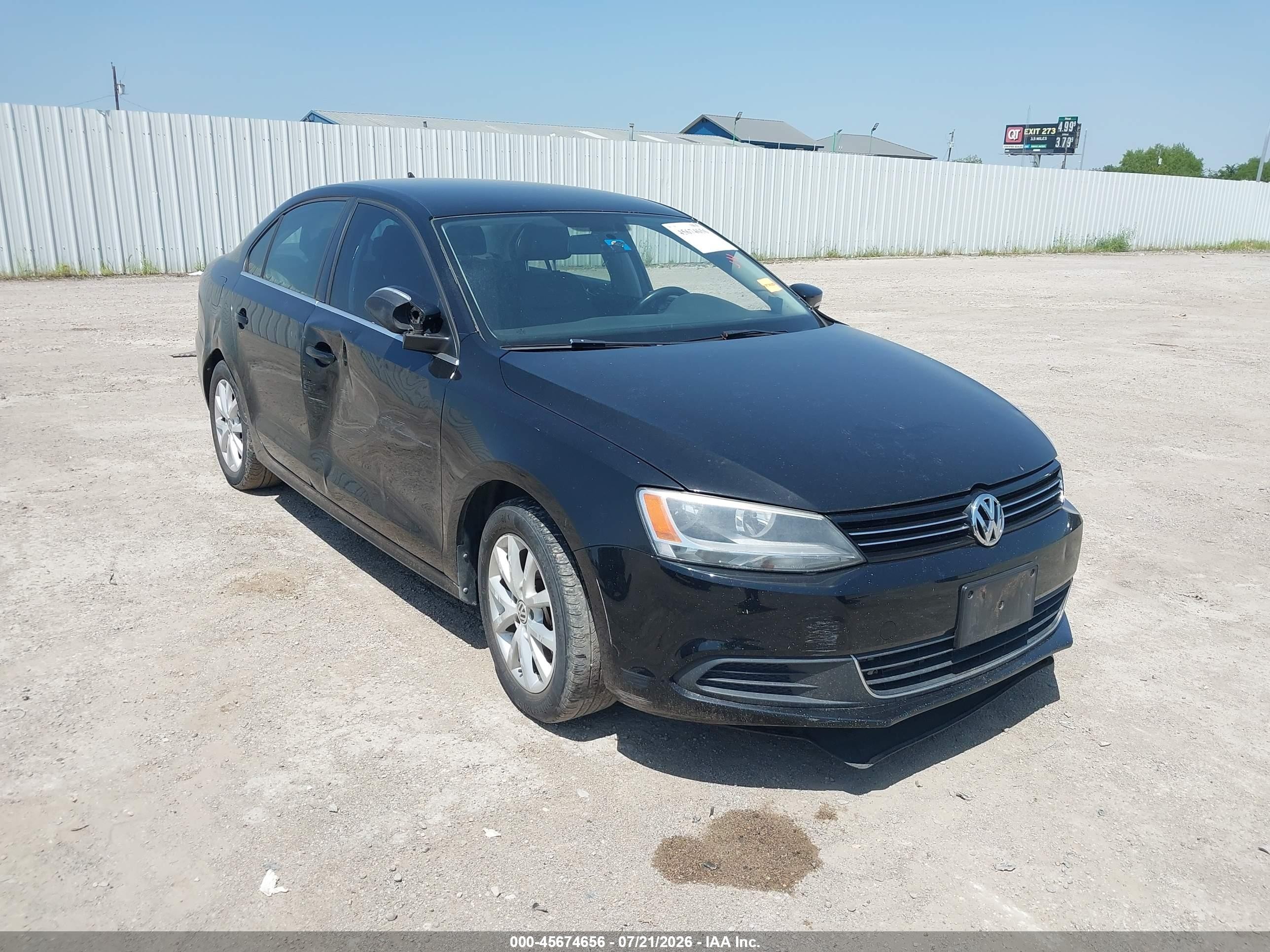 2013 Volkswagen Jetta 2.5l Se Черный vin: 3VWDX7AJ3DM370758
